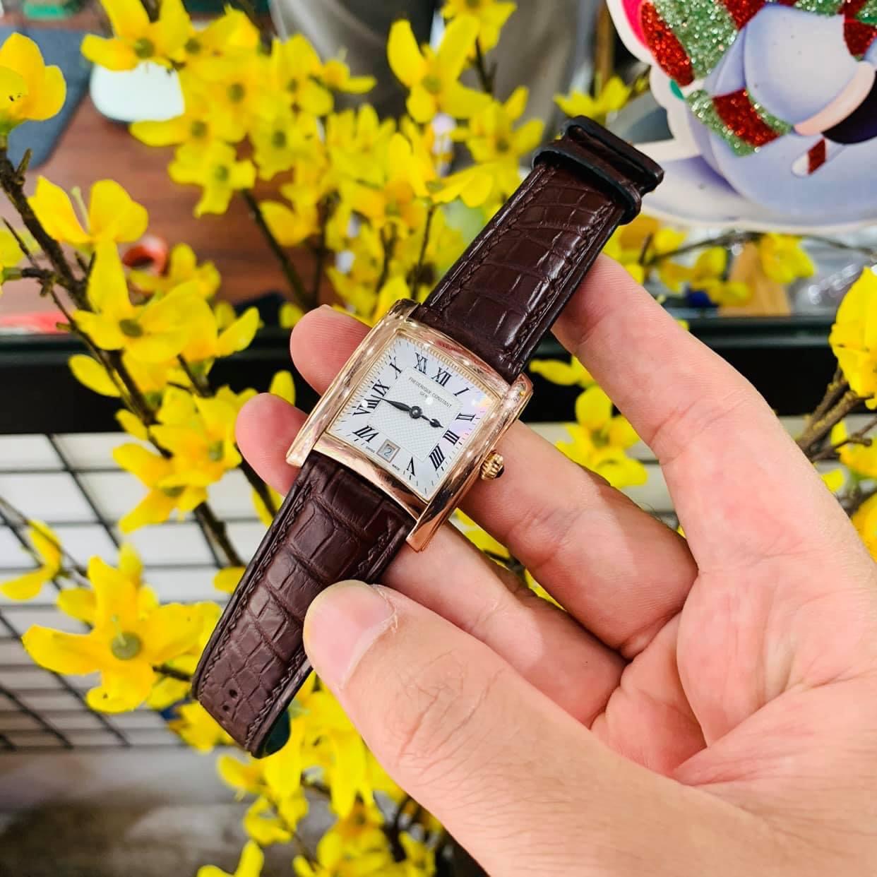 Dây Cá Sấu Frederique Cóntant Nữ