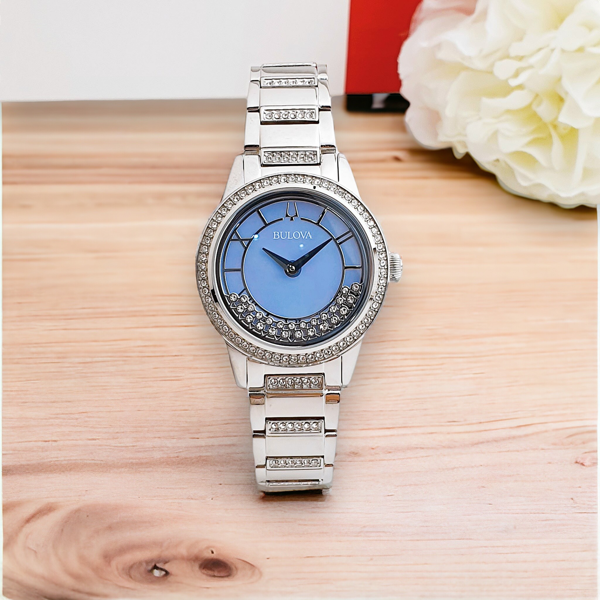 (ĐỒNG HỒ NỮ) Bulova 96L260 Turnstyle Bracelet Watch 32.5mm