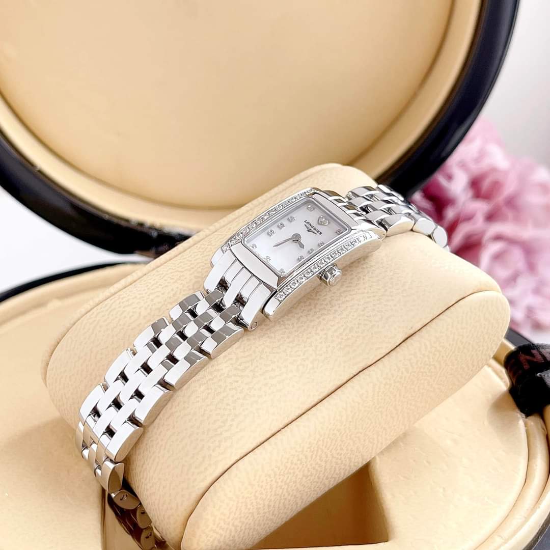 Ảnh 5 của (ĐỒNG HỒ NỮ) Longines L5.158.0.92.6 DolceVita Ladies Quartz Watch 20x16mm