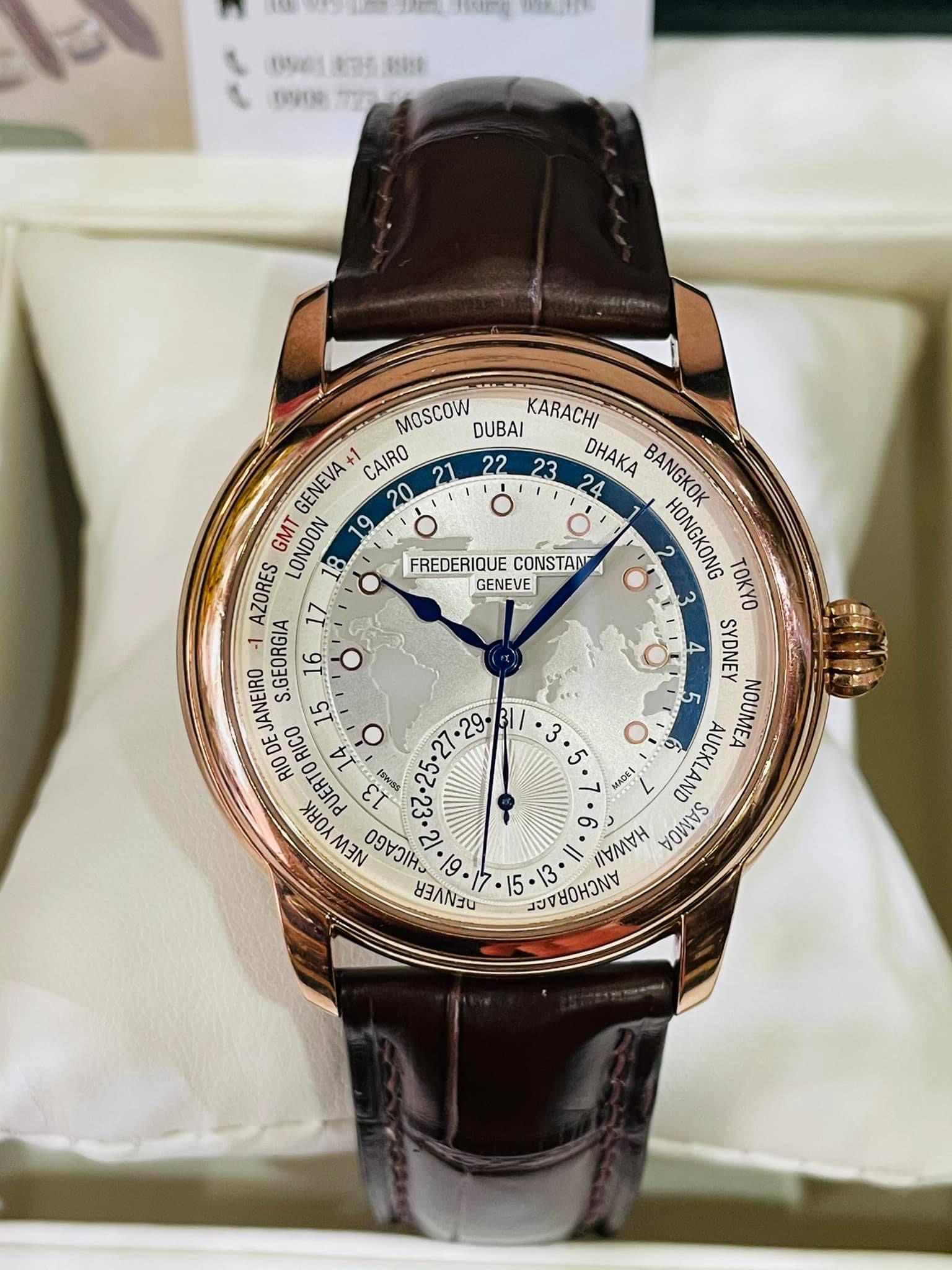 Ảnh 4 của [DEAL LƯỚT] Frederique Constant Worldtimer FC-718WM4H4 Sang Trọng, Lịch Lãm