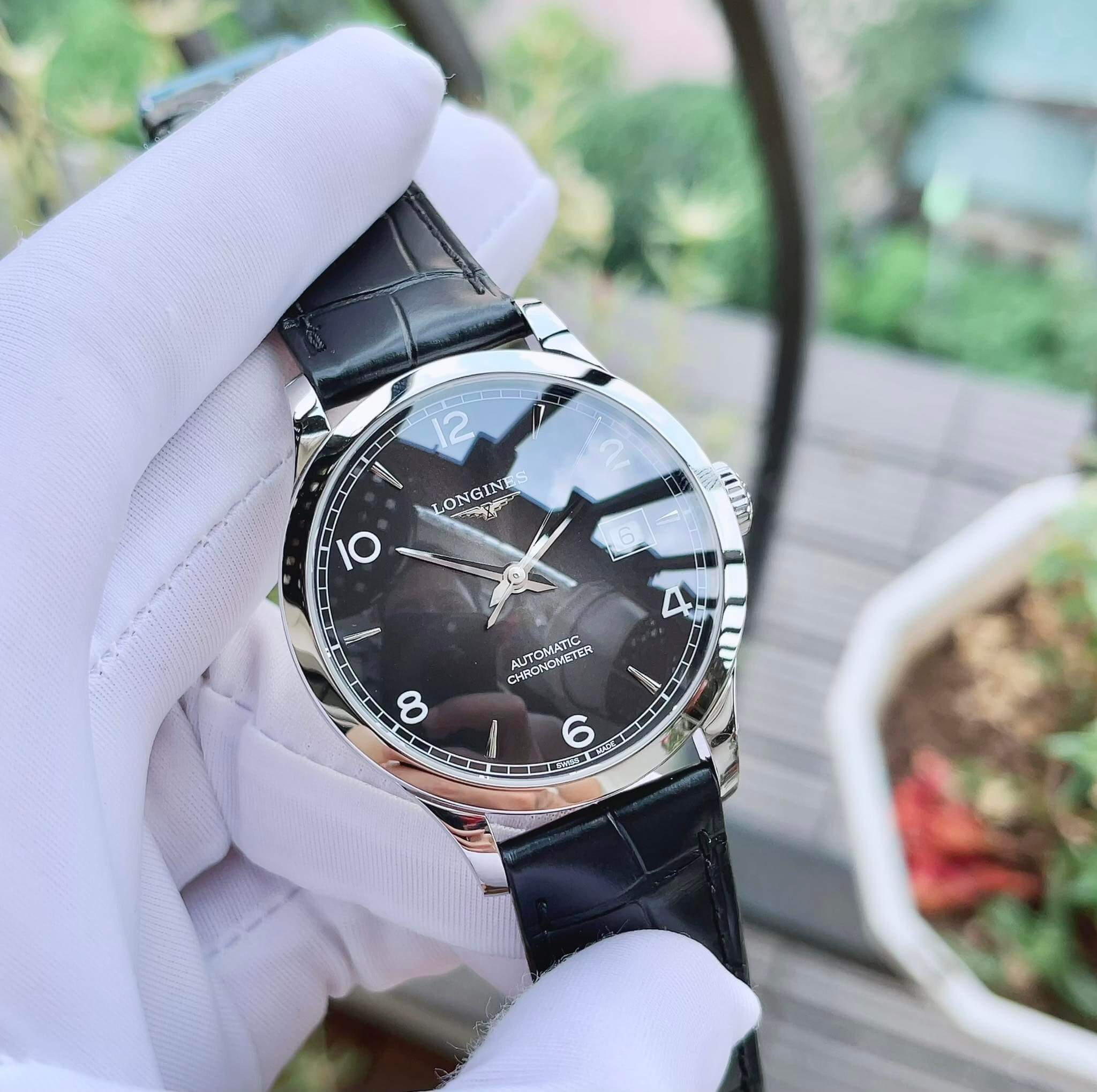 ĐỒNG HỒ NAM (New) LONGINES RECORD COLLECTION L2.820.4.56.2 (L28204562) 38.5MM