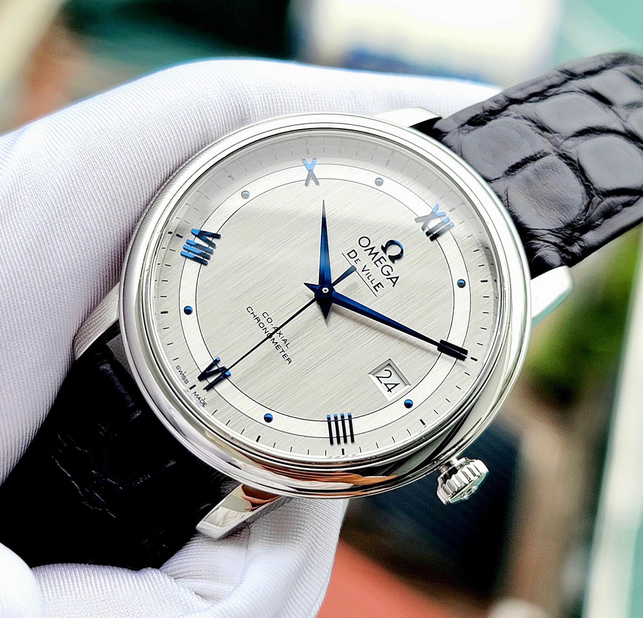 Ảnh 2 của [DEAL LƯỚT] ĐỒNG HỒ NAM Omega De Ville 424.13.40.20.02.003 Prestige Watch 39.5mm