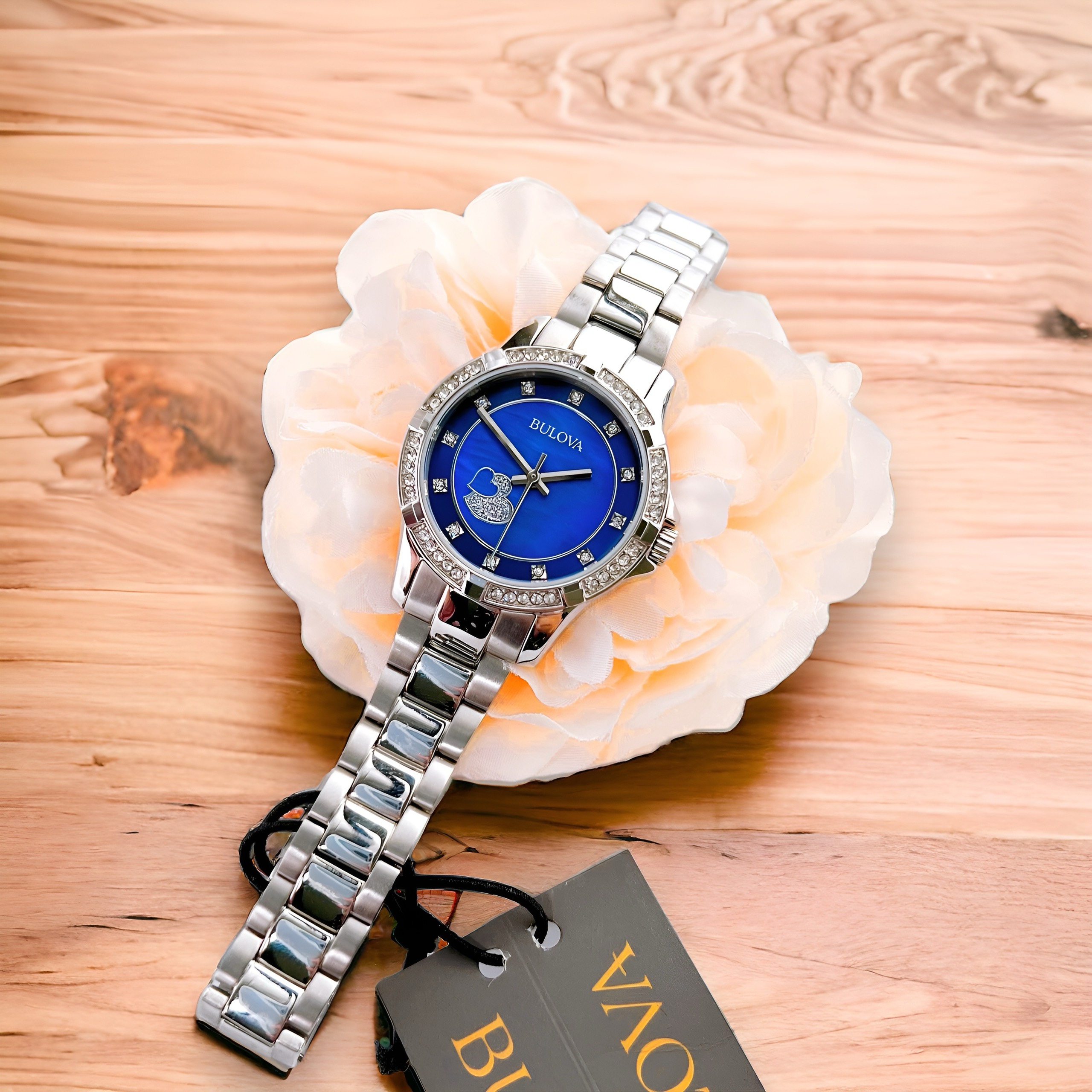 Ảnh 4 của (ĐỒNG HỒ NỮ) Bulova 96L238 Crystal Accents Watch 30mm