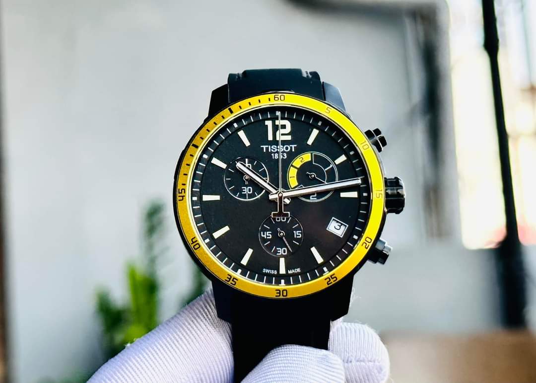 (ĐỒNG HỒ NAM) (New) Tissot Quartz T095.449.37.057.00 Chronograph Quickster World Cup 42mm