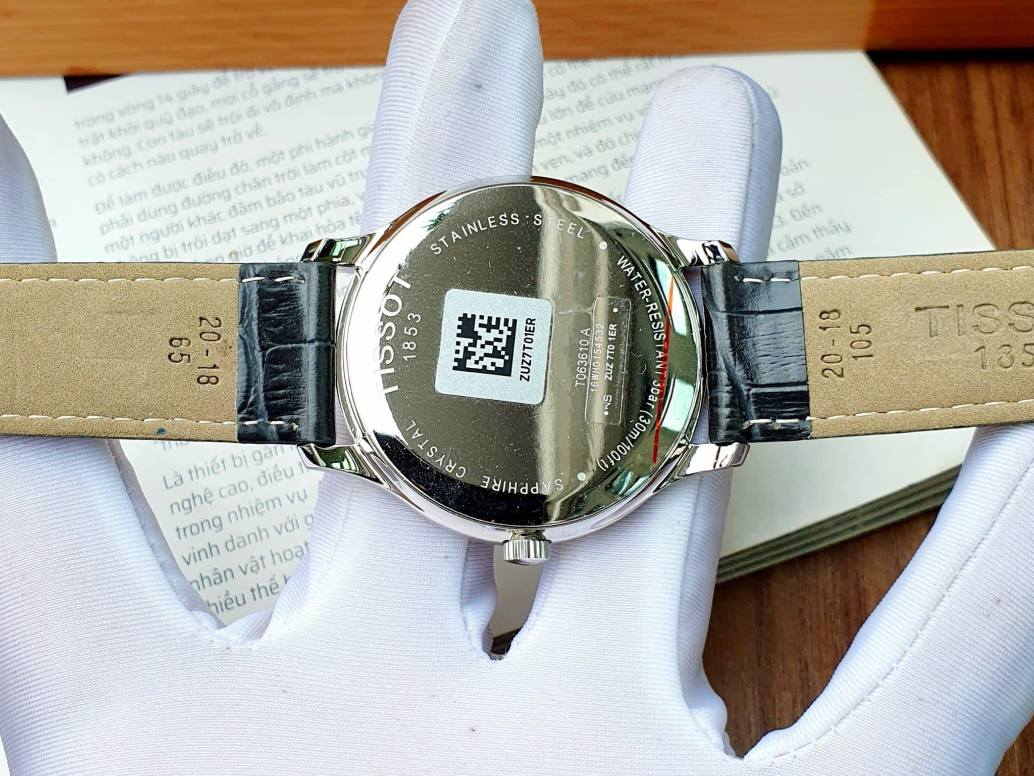 Ảnh 5 của ( ĐỒNG HỒ NAM ) Tissot Tradition Quartz T063.610.16.087.00 (  T0636101608700 )