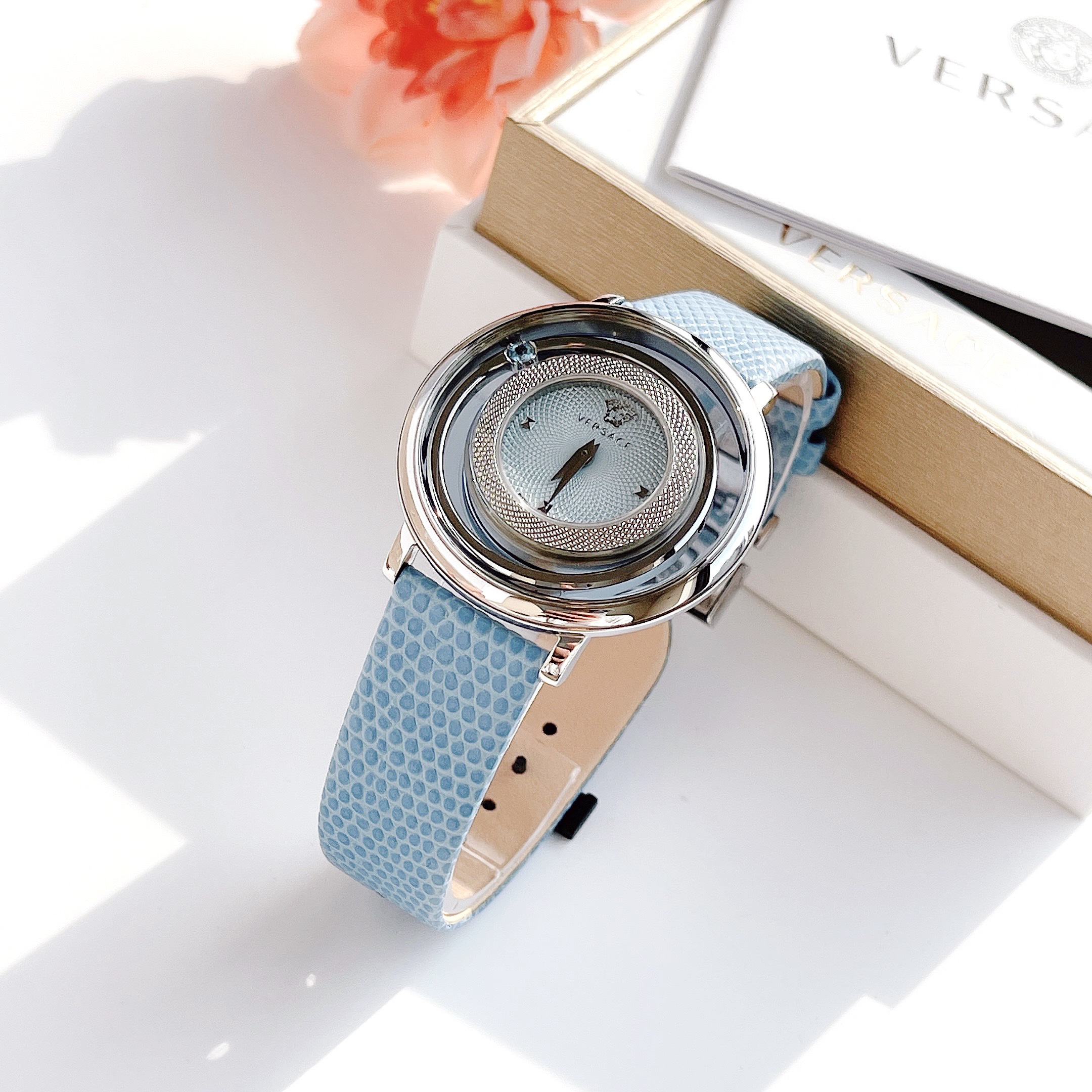 Ảnh 4 của (ĐỒNG HỒ NỮ) VERSACE Venus Topaz Women's Watch VFH020013, 39mm