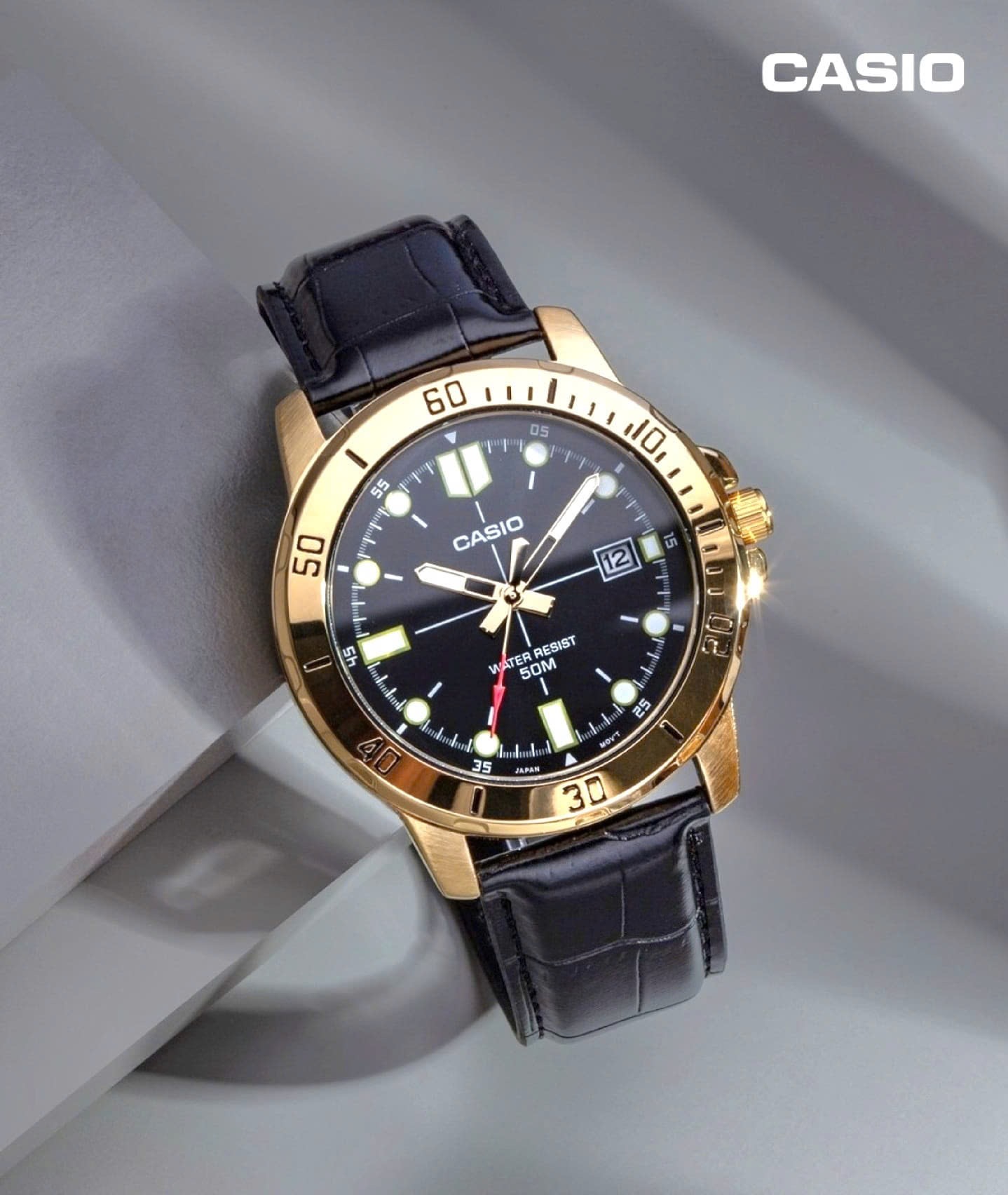 Ảnh 4 của (ĐỒNG HỒ NAM) Casio Quartz MTP-VD01GL-1EUDF ( MTPVD01GL1EUDF )