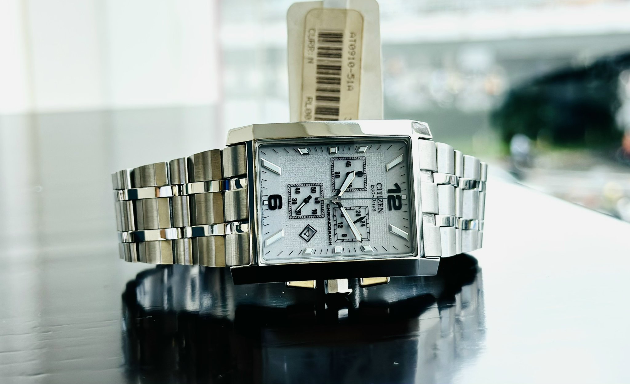 Ảnh 4 của (ĐỒNG HỒ NAM) (NEW) Citizen Eco-Drive AT0910-51A Chronograph Largo