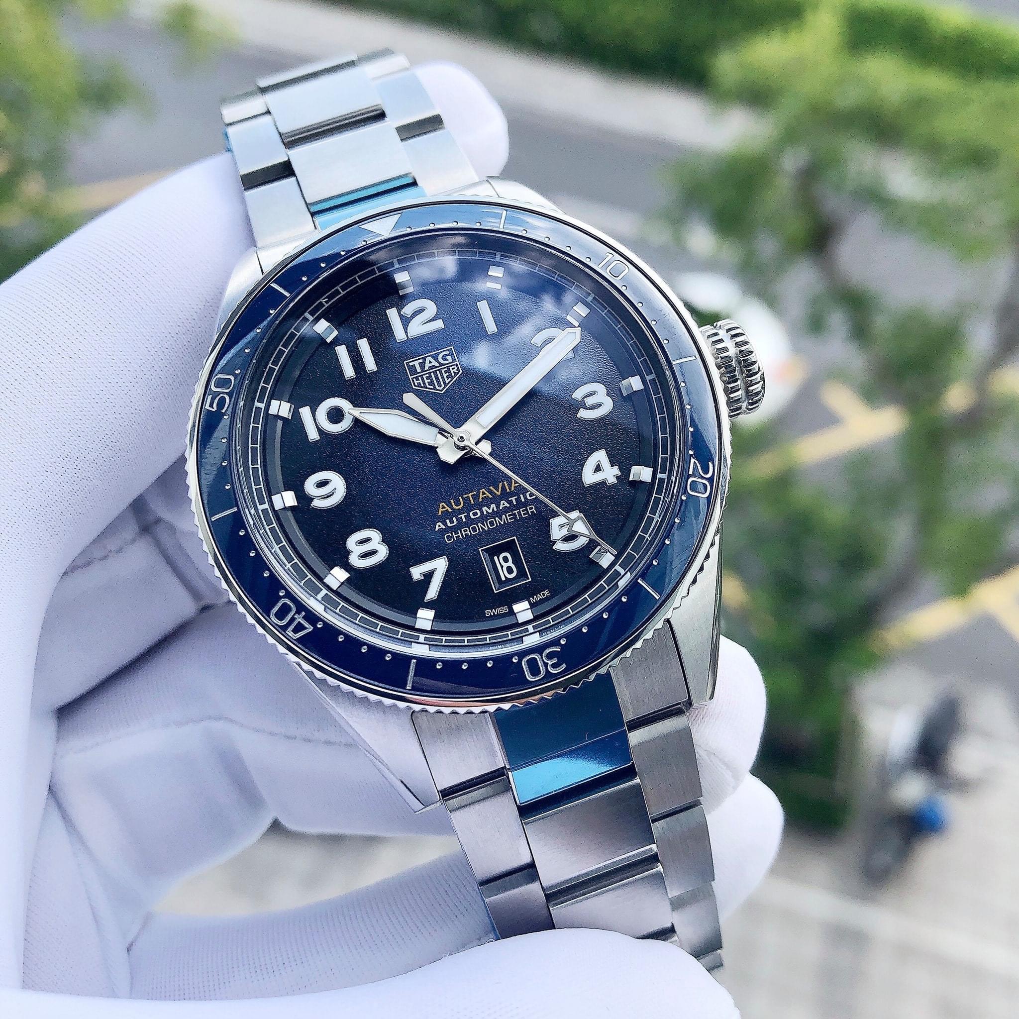 [DEAL HOT] TAG HEUER Autavia Automatic Smoky Blue Dial Watch WBE5116.EB0173 Đa Năng-Chất Ngất