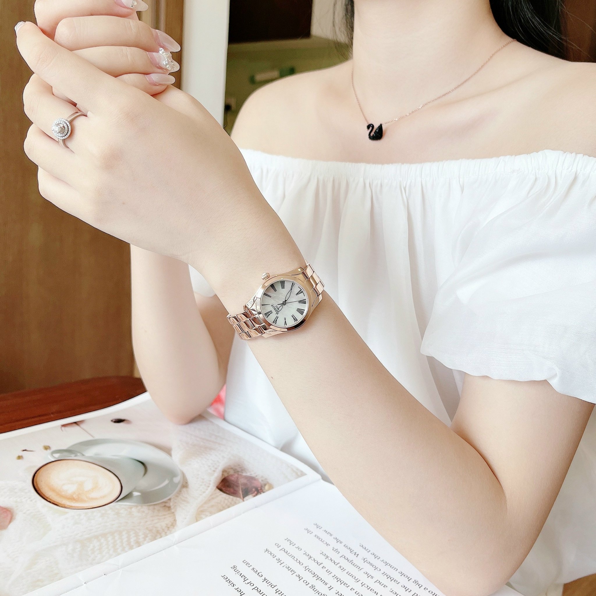 Ảnh 3 của ĐỒNG HỒ NỮ TISSOT T-WAVE T112.210.33.113.00 FULLROSE