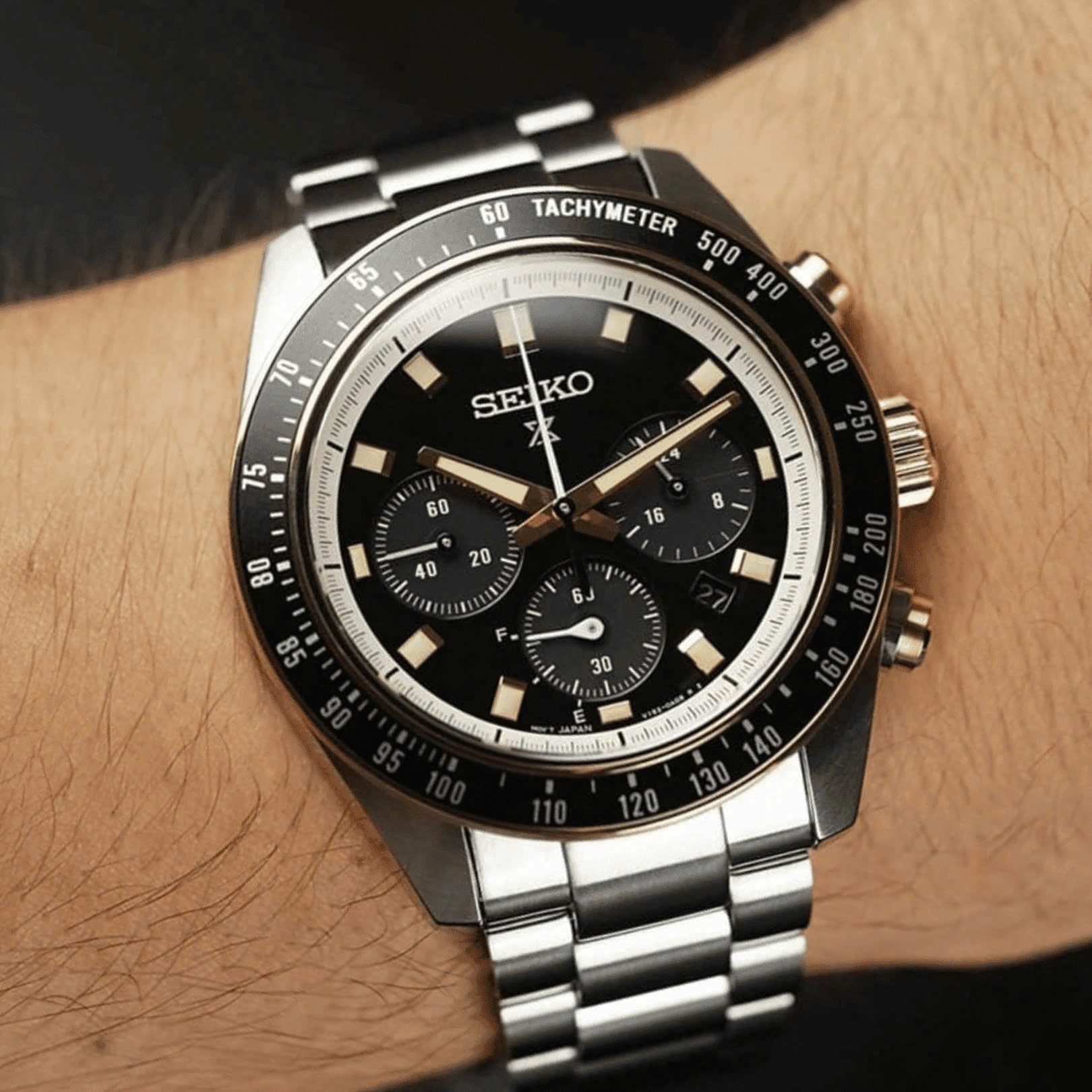 Ảnh 2 của (ĐỒNG HỒ NAM) Seiko Solar SSC941P1 Prospex Speedtimer Chronograph
