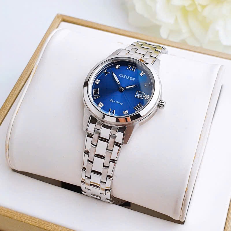Ảnh 3 của (ĐỒNG HỒ NỮ) Citizen Eco-Drive FE1240-57L Crystal White Dial (  FE124057L )
