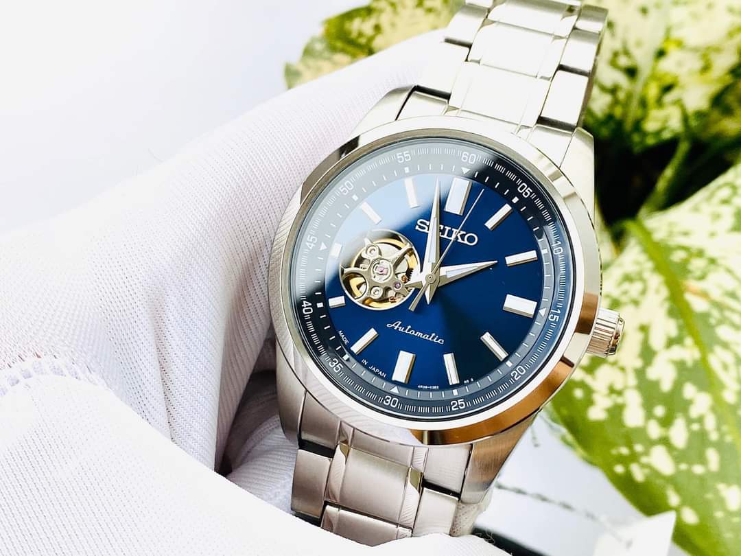 (ĐỒNG HỒ NAM) Seiko Open Heart Automatic SCVE051 40mm