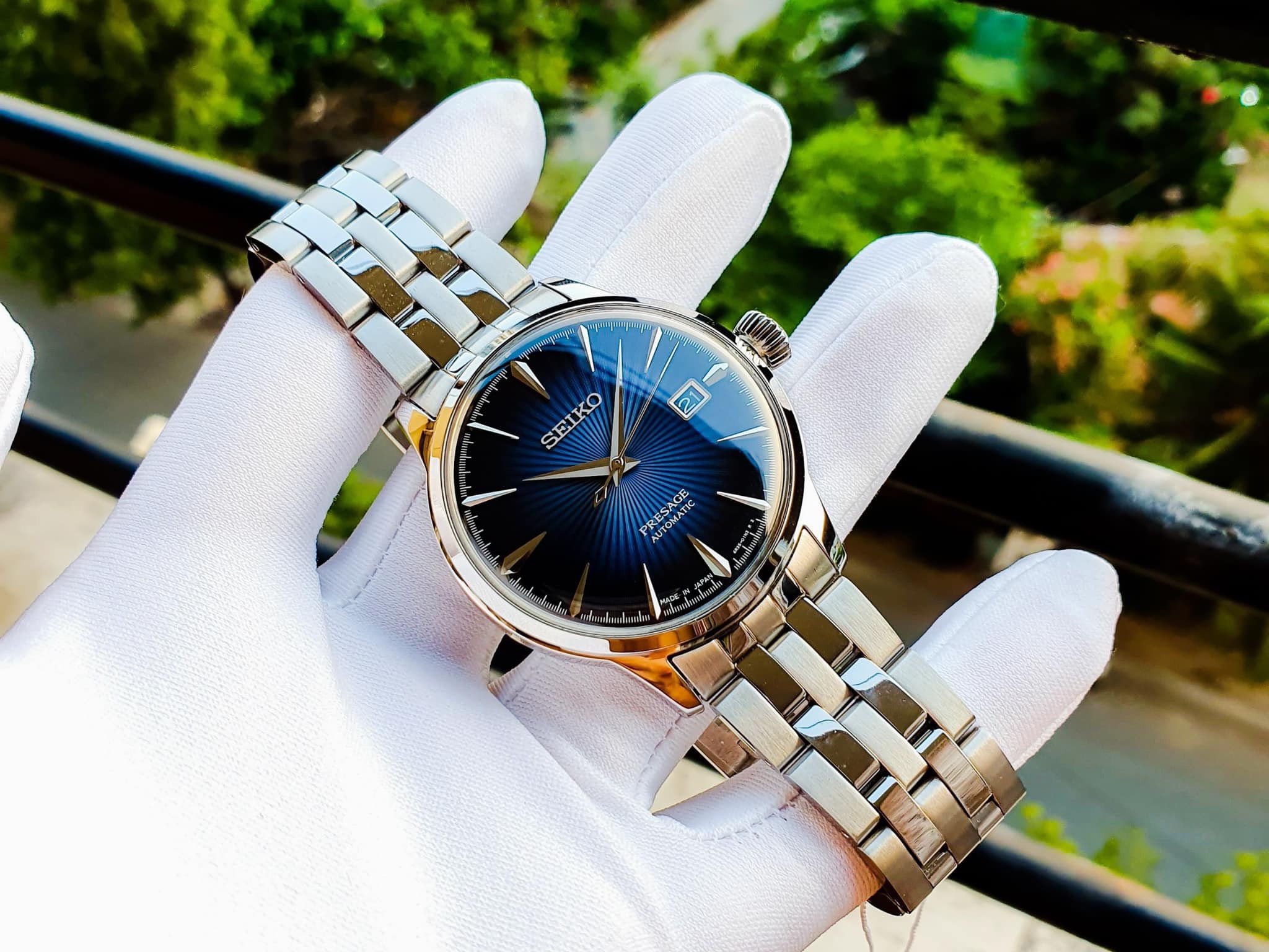 Ảnh 5 của (ĐỒNG HỒ NAM) (New) Seiko Presage Cocktail SARY123 SRPB41J1) 40.5mm