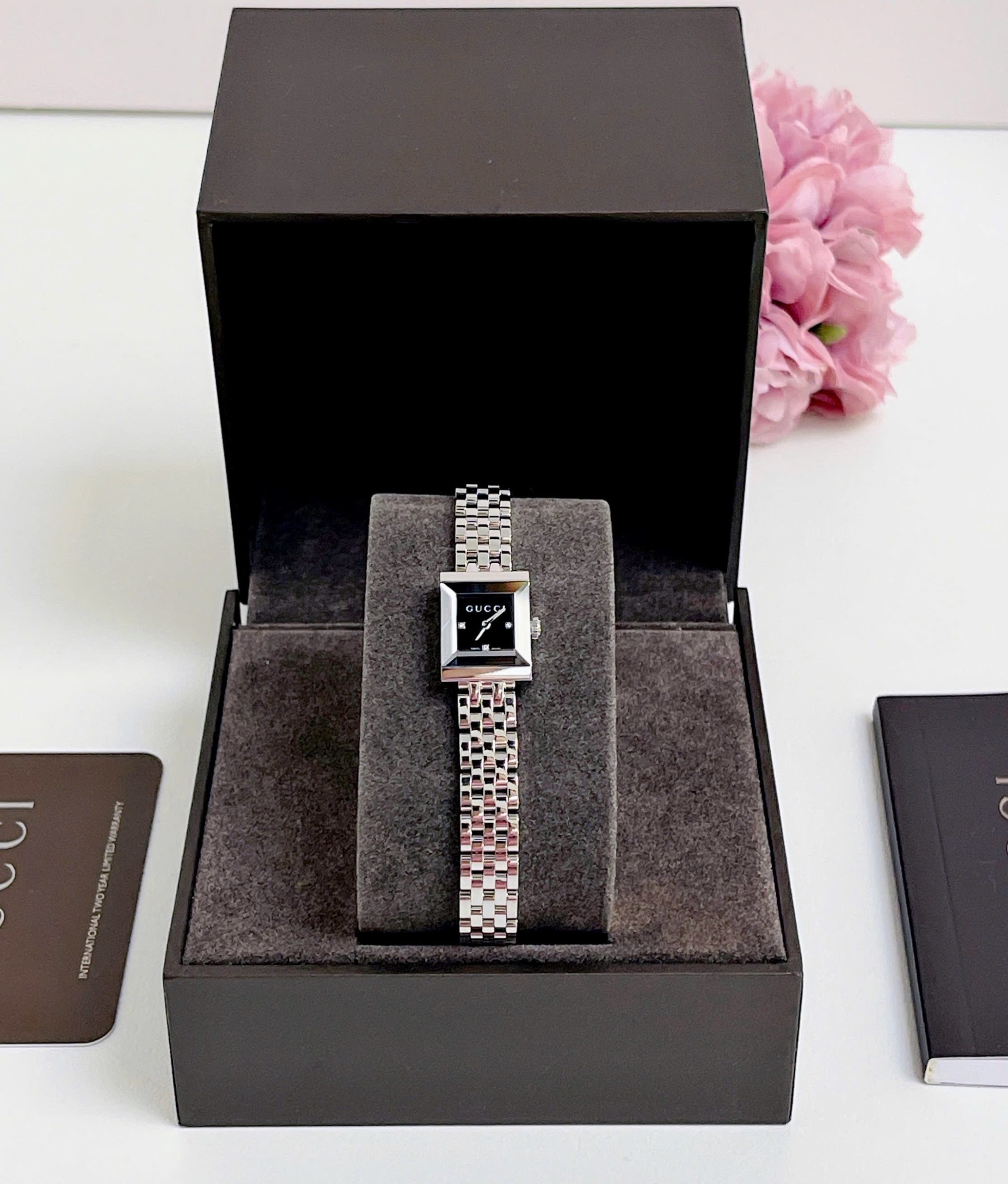 (ĐỒNG HỒ NỮ) Gucci G-Frame mini YA128507