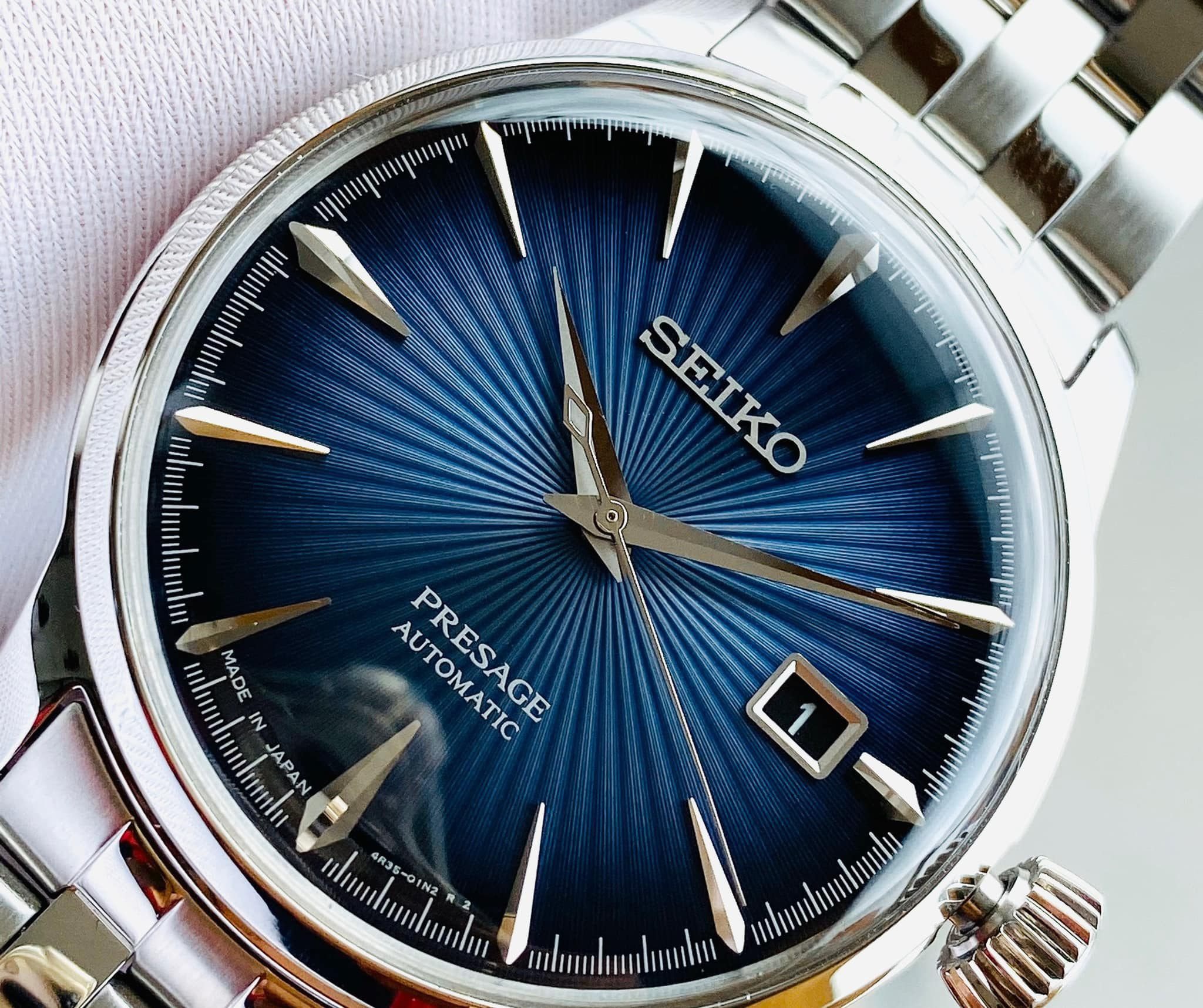 Ảnh 3 của (ĐỒNG HỒ NAM) (New) Seiko Presage Cocktail SARY123 SRPB41J1) 40.5mm