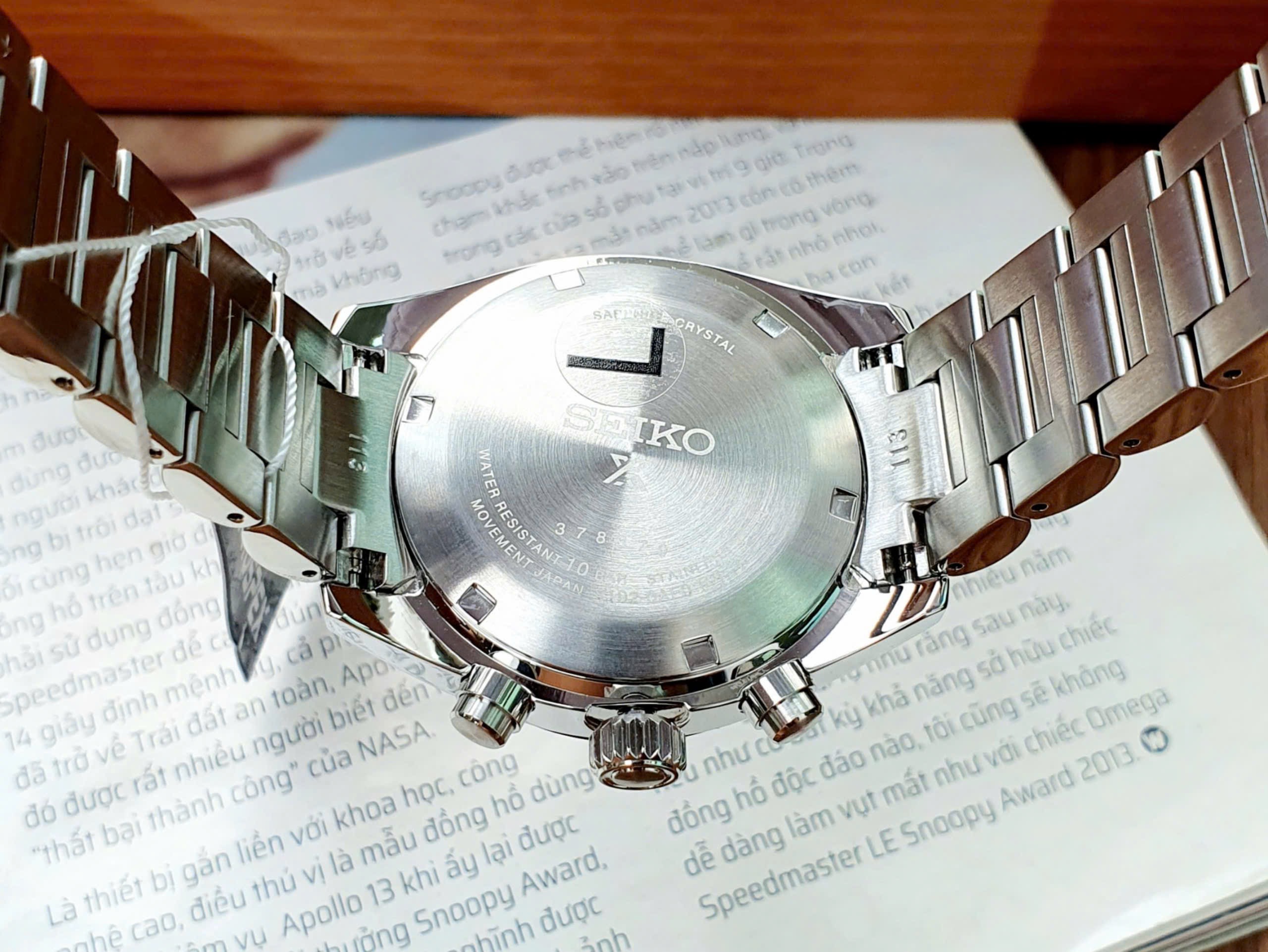 Ảnh 6 của (ĐỒNG HỒ NAM) Seiko Solar SSC813 ( SSC813P1 ) Prospex Speedtimer Chronograph 39mm
