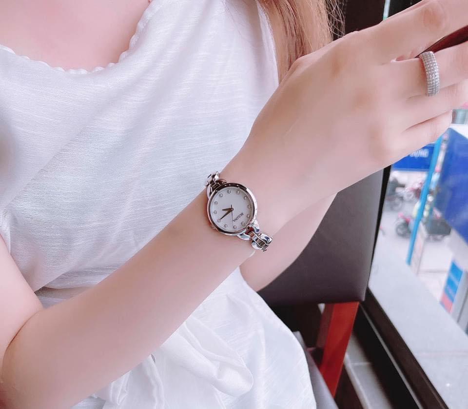Ảnh 2 của (ĐỒNG HỒ NỮ) BULOVA 96L204 FACETS COLLECTION SILVER TONE 27mm