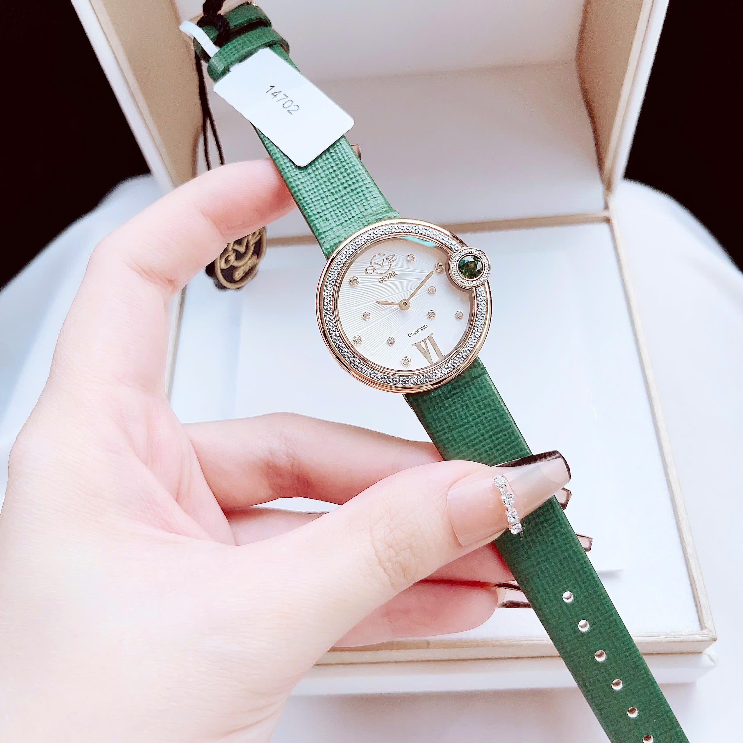Ảnh 4 của ( ĐỒNG HỒ NỮ ) GV2 14702 Women's Perugia Gemstone Diamond Watch