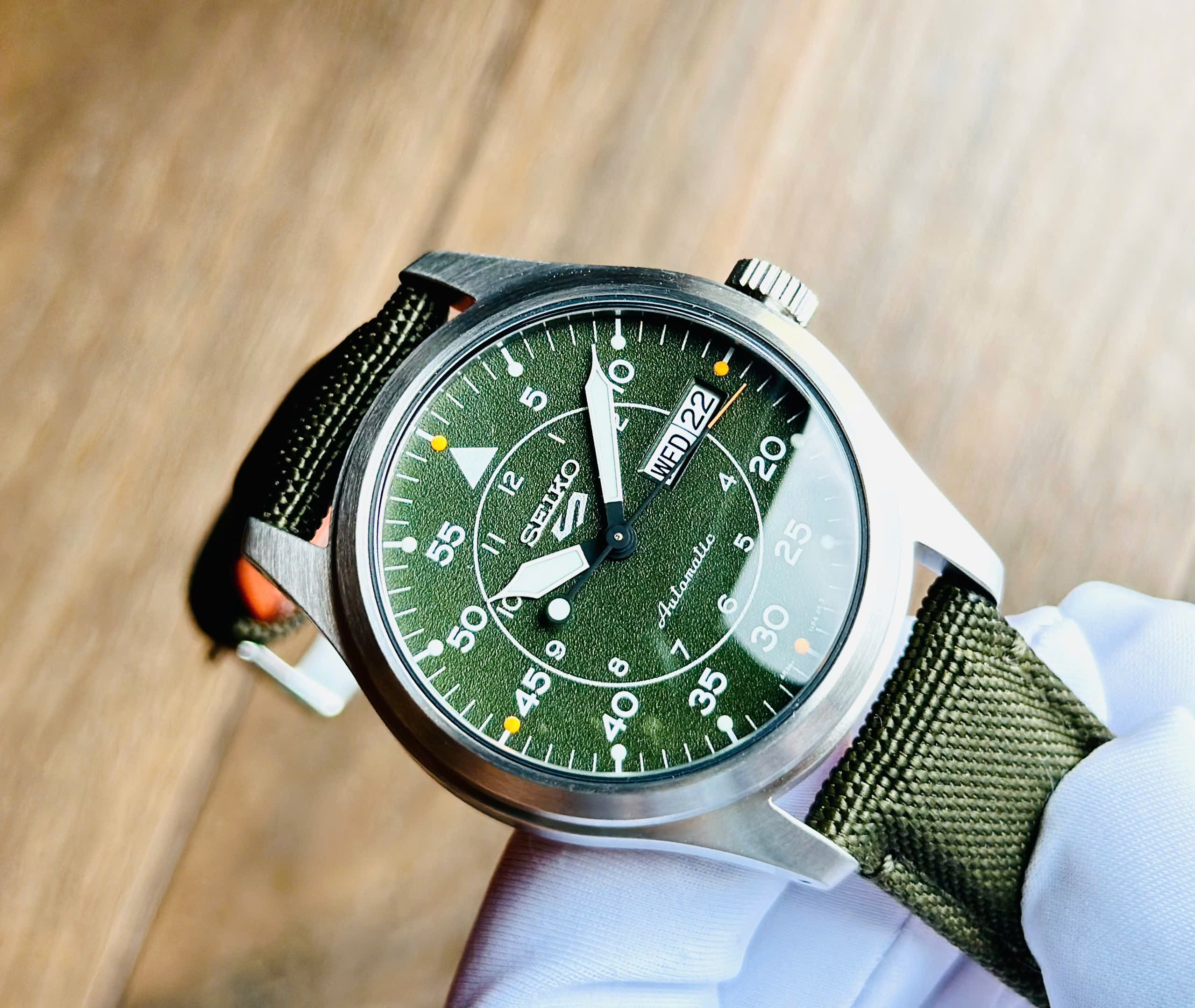 Ảnh 3 của (ĐỒNG HỒ NAM) Seiko 5 Sports Automatic Field quân đội SRPH29K1 ( SRPH29 )