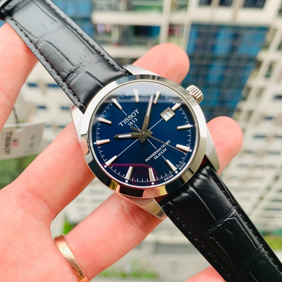 (ĐỒNG HỒ NAM) (New) TISSOT GENTLEMAN POWERMATIC 80 SILICIUM T127.407.16.041.01 (T1274071604101) 40mm