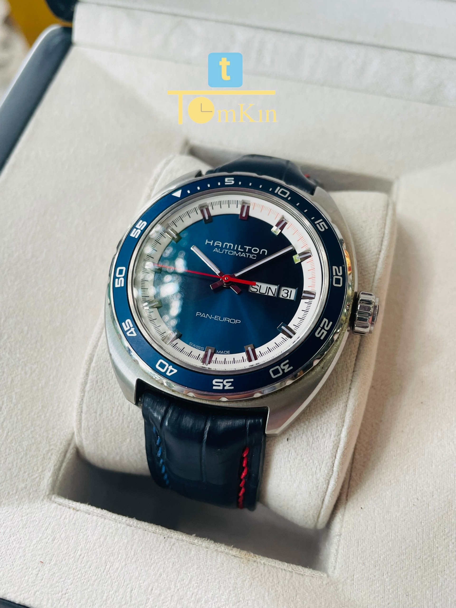 Ảnh 2 của (HÀNG LƯỚT) ĐỒNG HỒ NAM Hamilton American Classic Pan Europ 42mm H35405741
