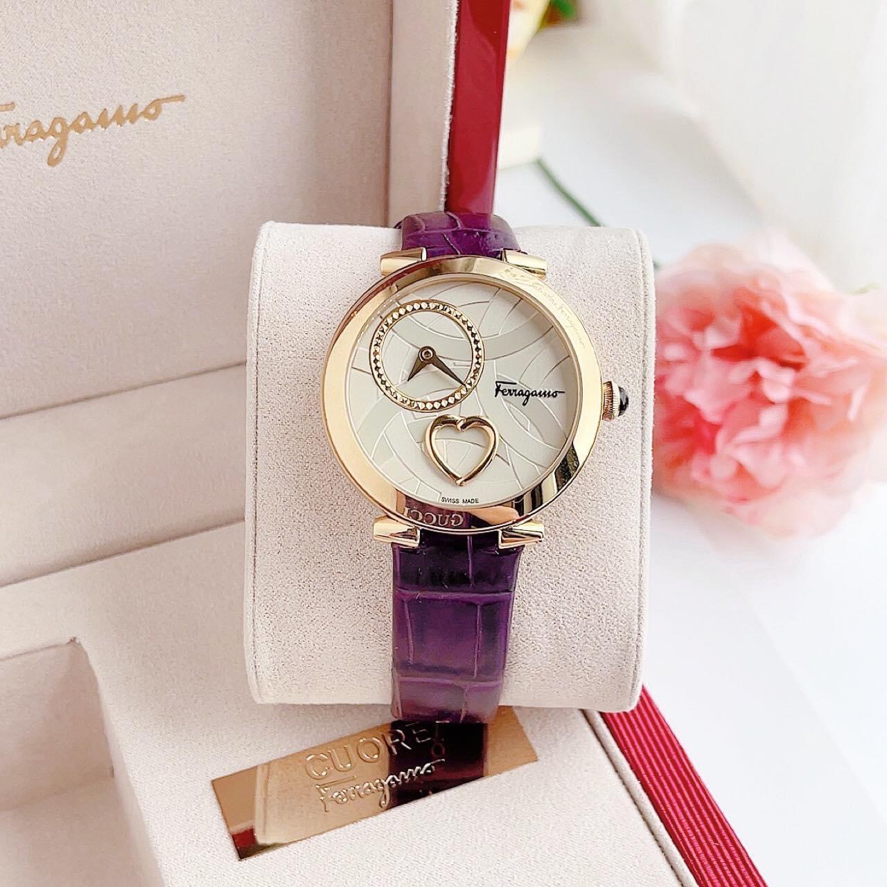 Ảnh 7 của (ĐỒNG HỒ NỮ) Ferragamo FE2090016 Cuore Ladies Quartz Watch 39mm