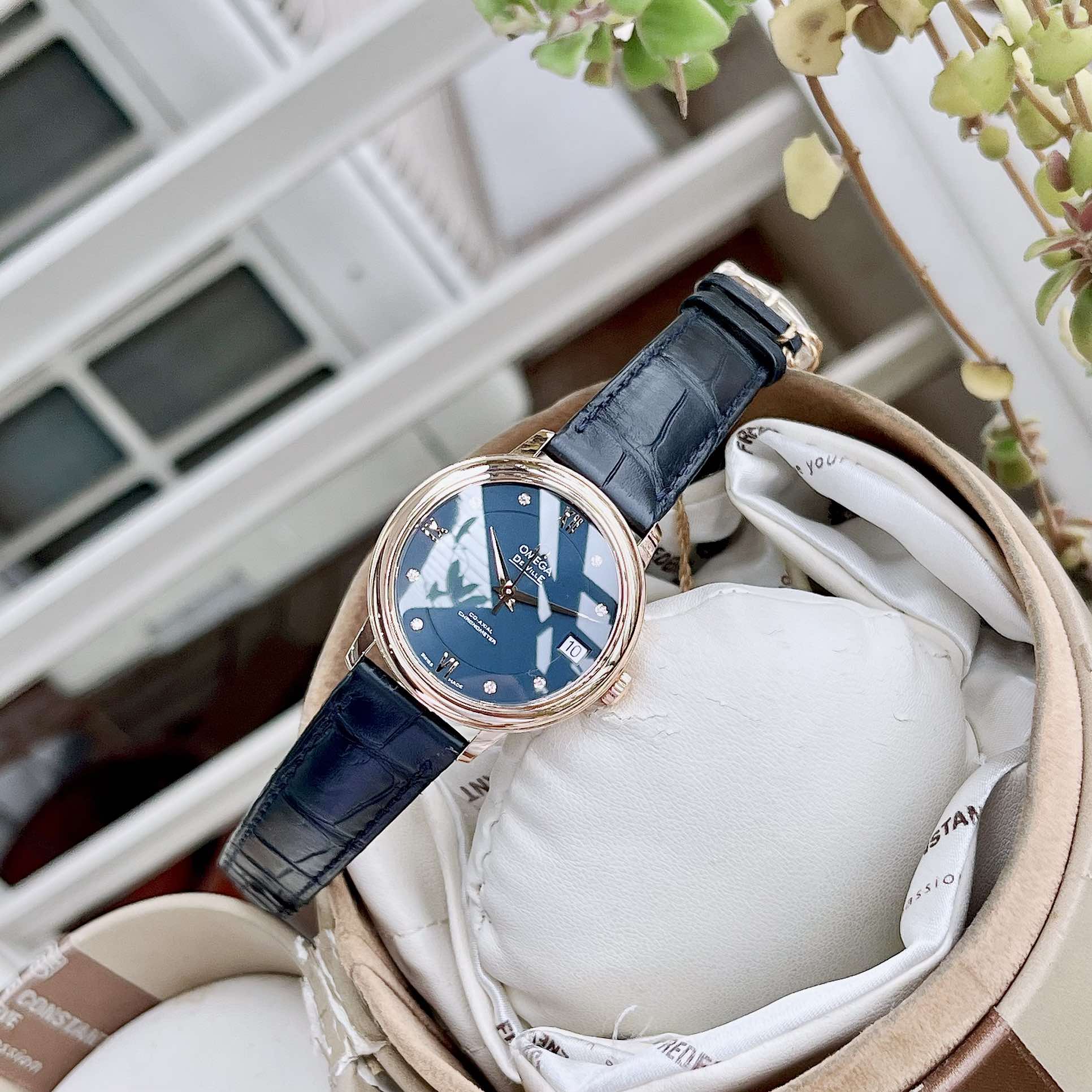 Ảnh 2 của (ĐỒNG HỒ NỮ) Omega De Ville Prestige Co-Axial Chronometer 424.53.33.20.53.001 42453332053001 33mm