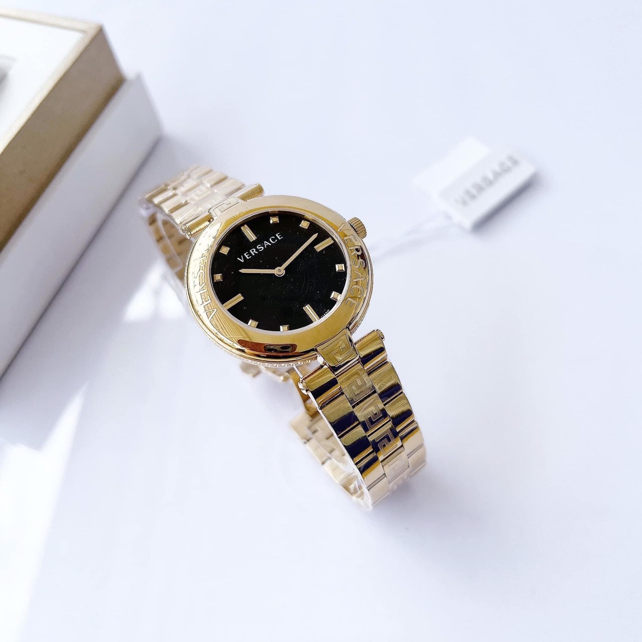 (ĐỒNG HỒ NỮ) VERSACE VE2J00721 New Lady Quartz Black Dial Ladies Watch 38mm