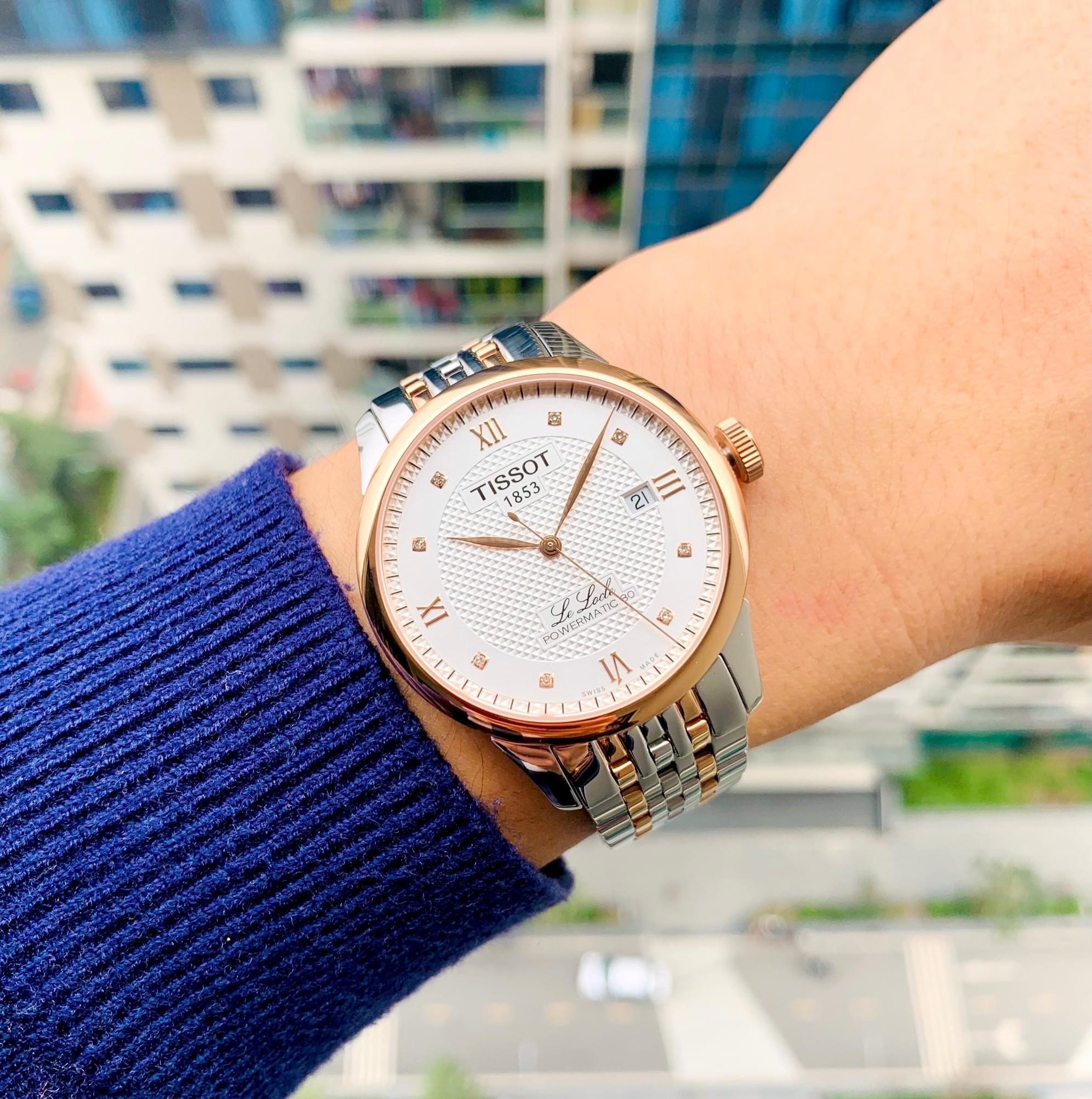 Ảnh 4 của (ĐỒNG HỒ NAM) (New) Tissot Automatic Le Locle Powermatic 80 T006.407.22.036.00 ( T0064072203600 ) 39.3mm