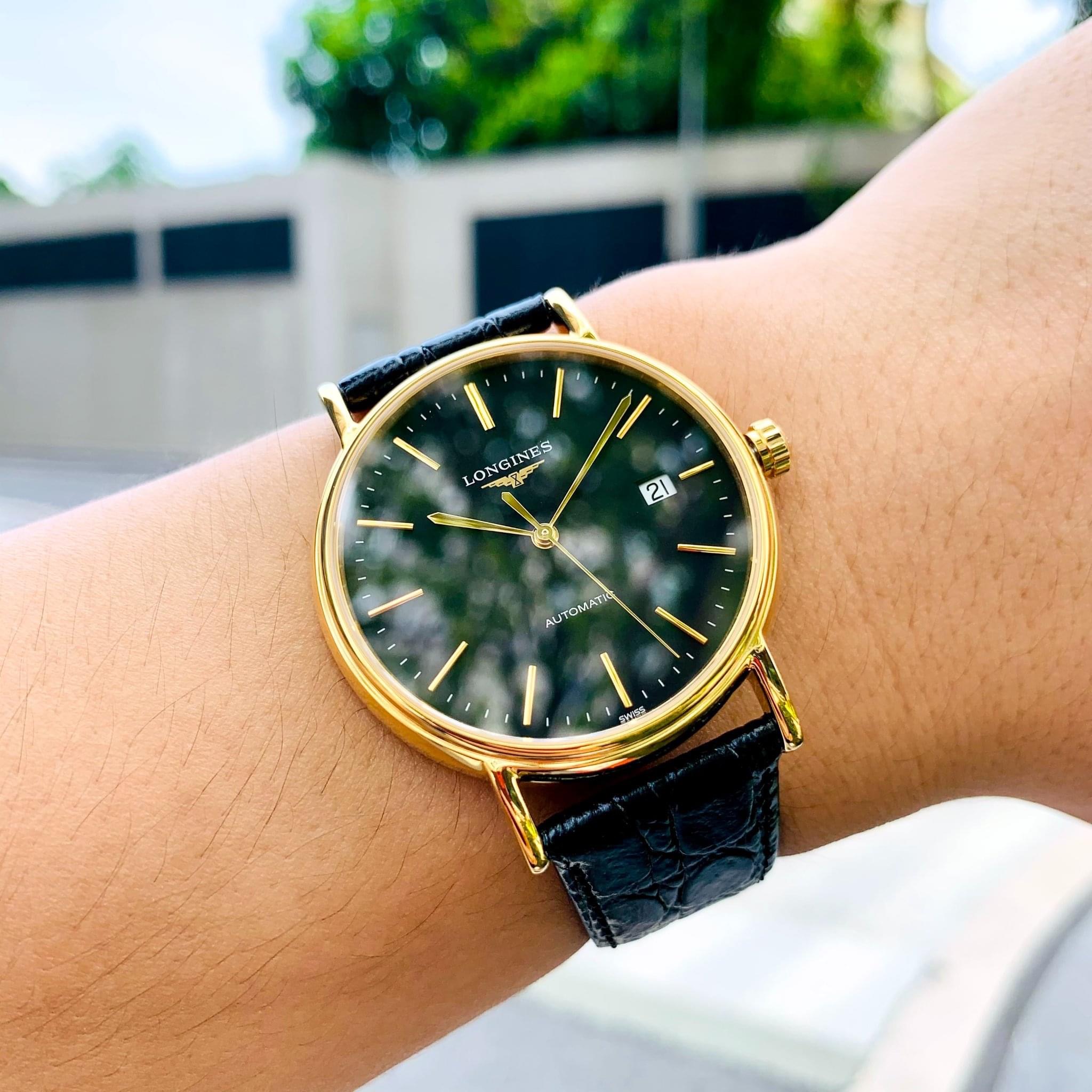 Ảnh 5 của (ĐỒNG HỒ NỮ) (New) Longines Presence BlackGold - L4.821.2.52.2 ( L48212522 ) 34.5mm