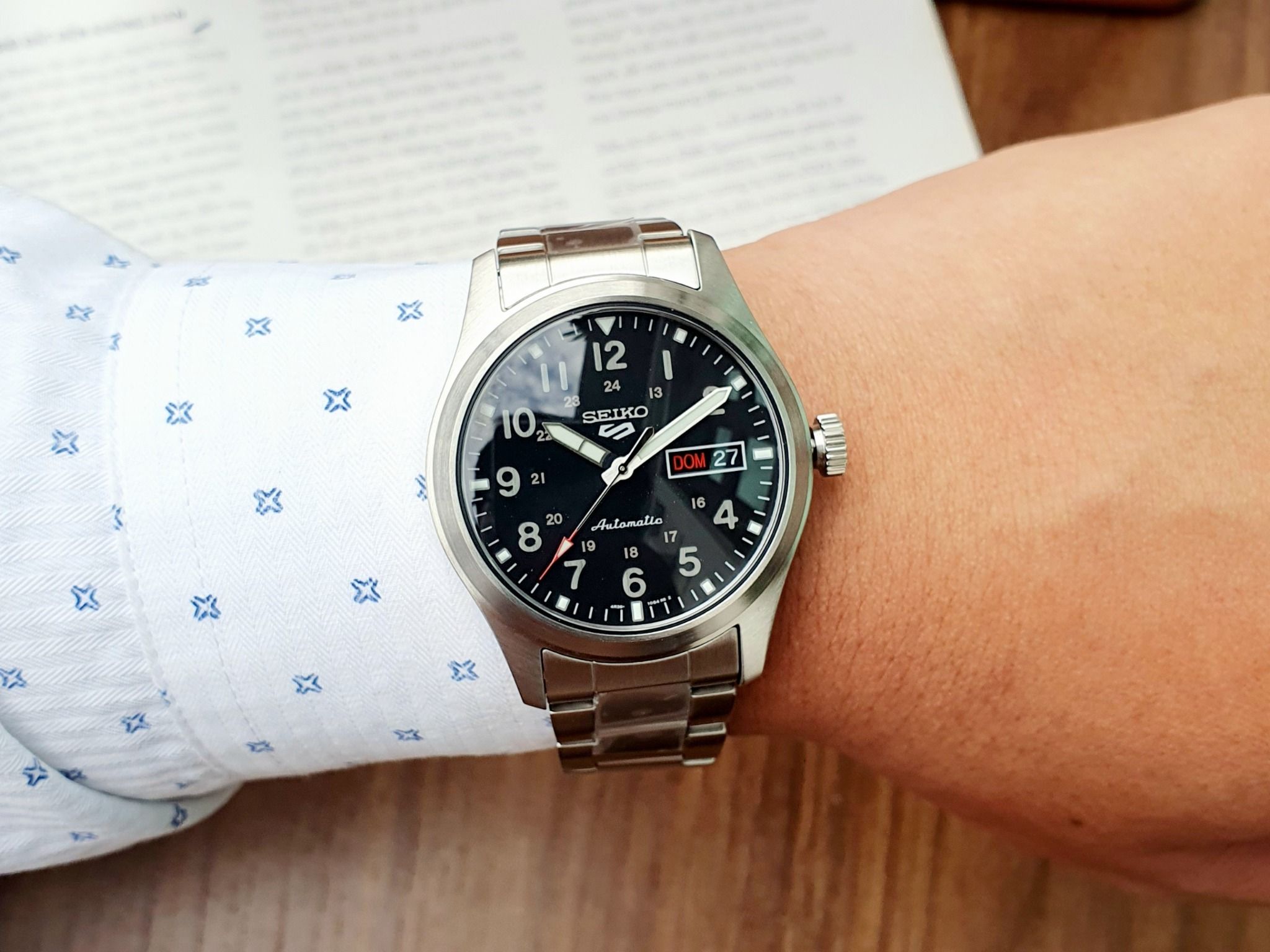 Ảnh 6 của (ĐỒNG HỒ NAM) Seiko 5 Sports Field SRPG27K1 ( SRPG27 ) 39.4mm