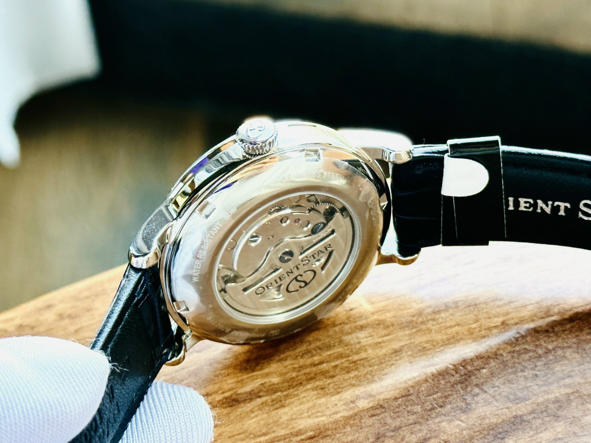 Ảnh 7 của (ĐỒNG HỒ NAM) ORIENT STAR AUTOMATIC OPEN HEART RK-HH0002L RKHH0002L 40mm
