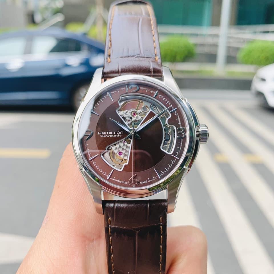 Ảnh 5 của Hamilton Jazzmaster OpenHeart Marron - H32565595