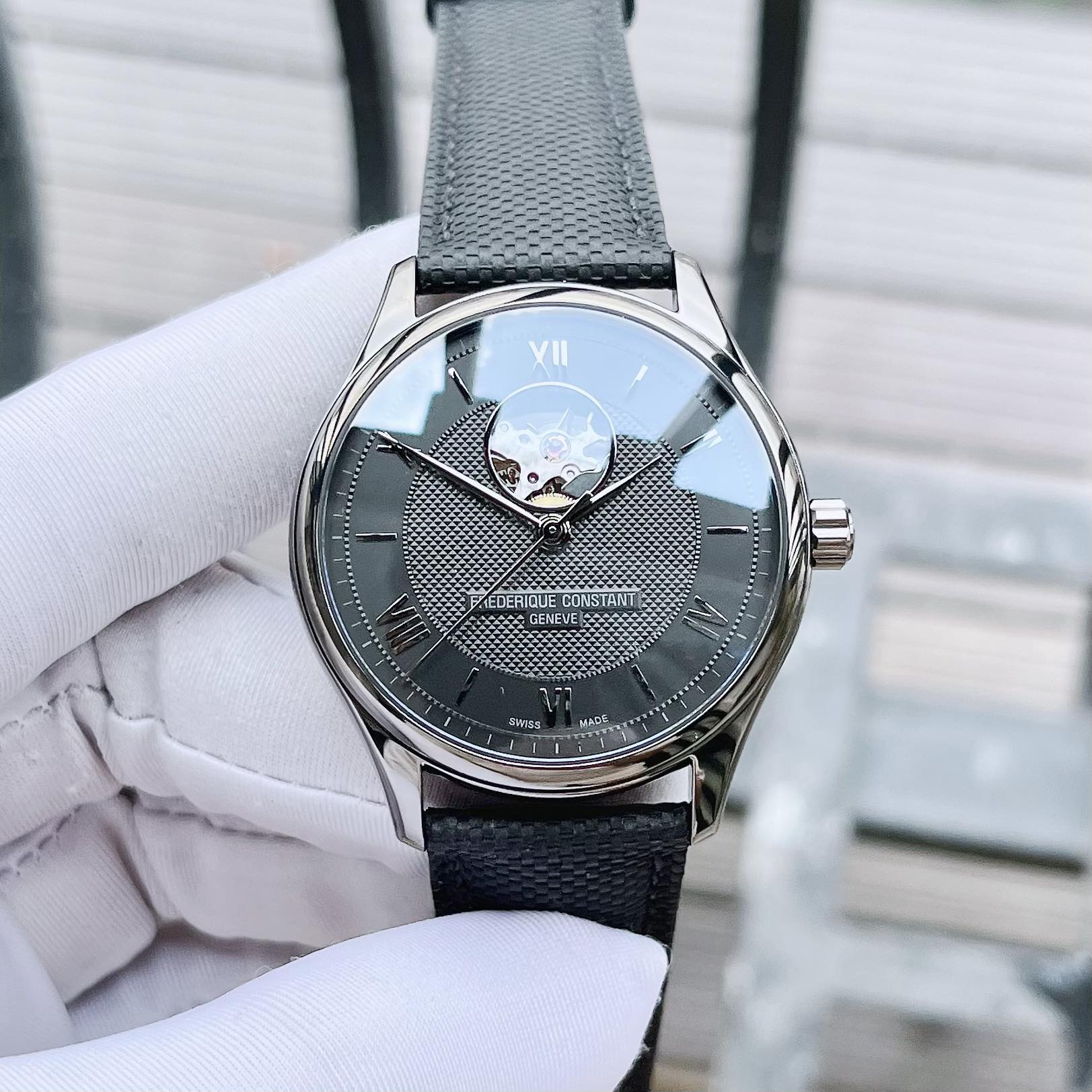 (ĐỒNG HỒ NAM) (New) Frederique Constant Heartbeat FC-310MB5TB6 (FC310MB5TB6) (310MB5TB6) Men's Watch 40mm