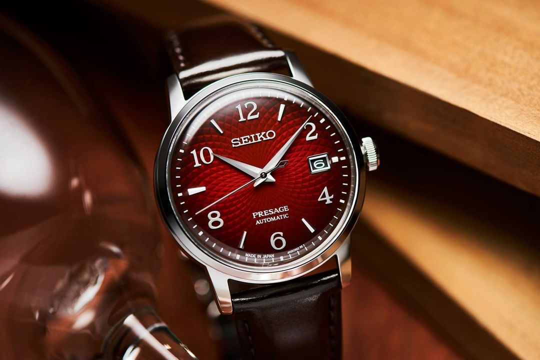 (ĐỒNG HỒ NAM) (New) Seiko Presage Cocktail Time Nigroni SRPE41J1 ( SRPE41 ) 38.5mm