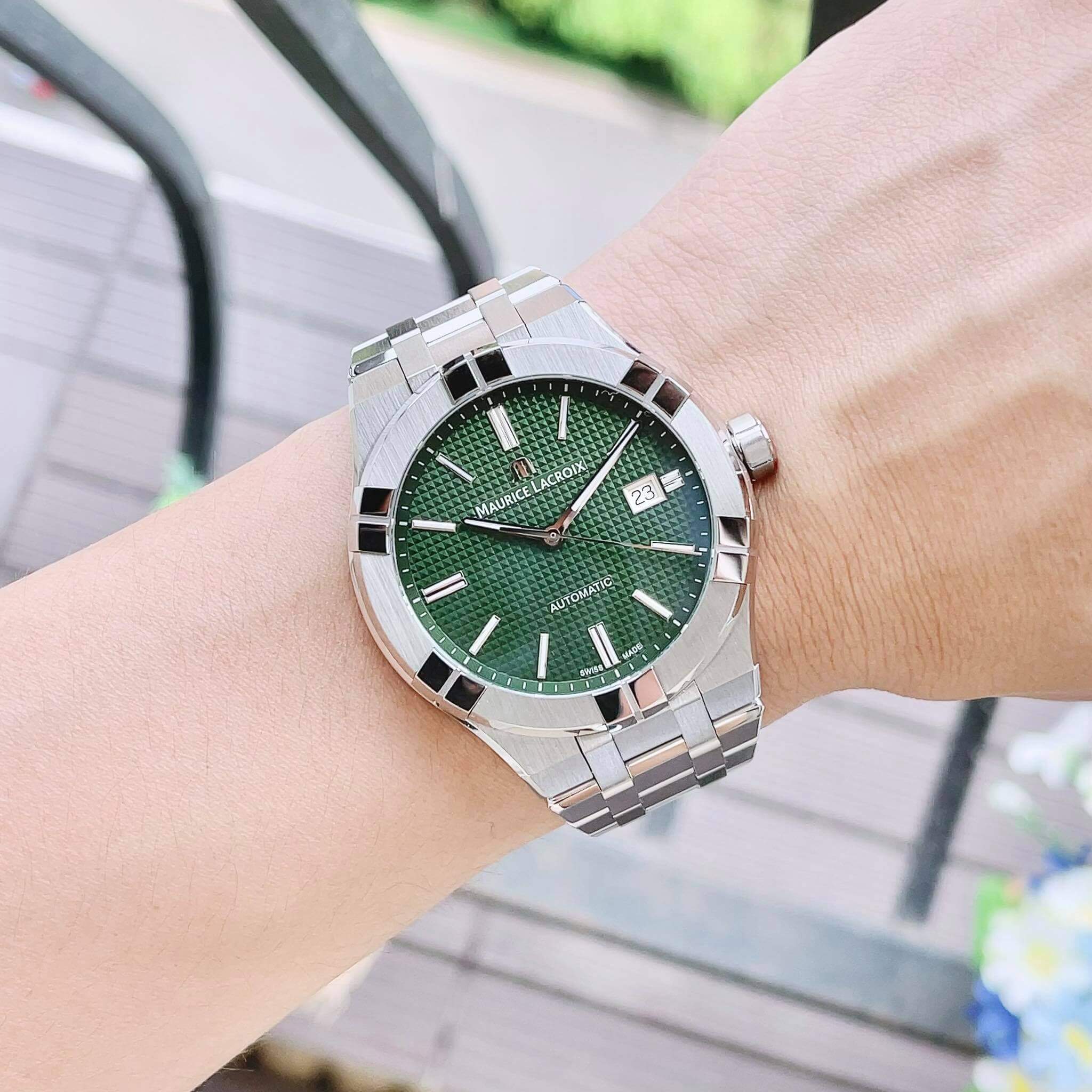 MAURICE LACROIX AIKON GREEN 42MM - AI6008-SS002-630-1 ( AI6008SS0026301 )