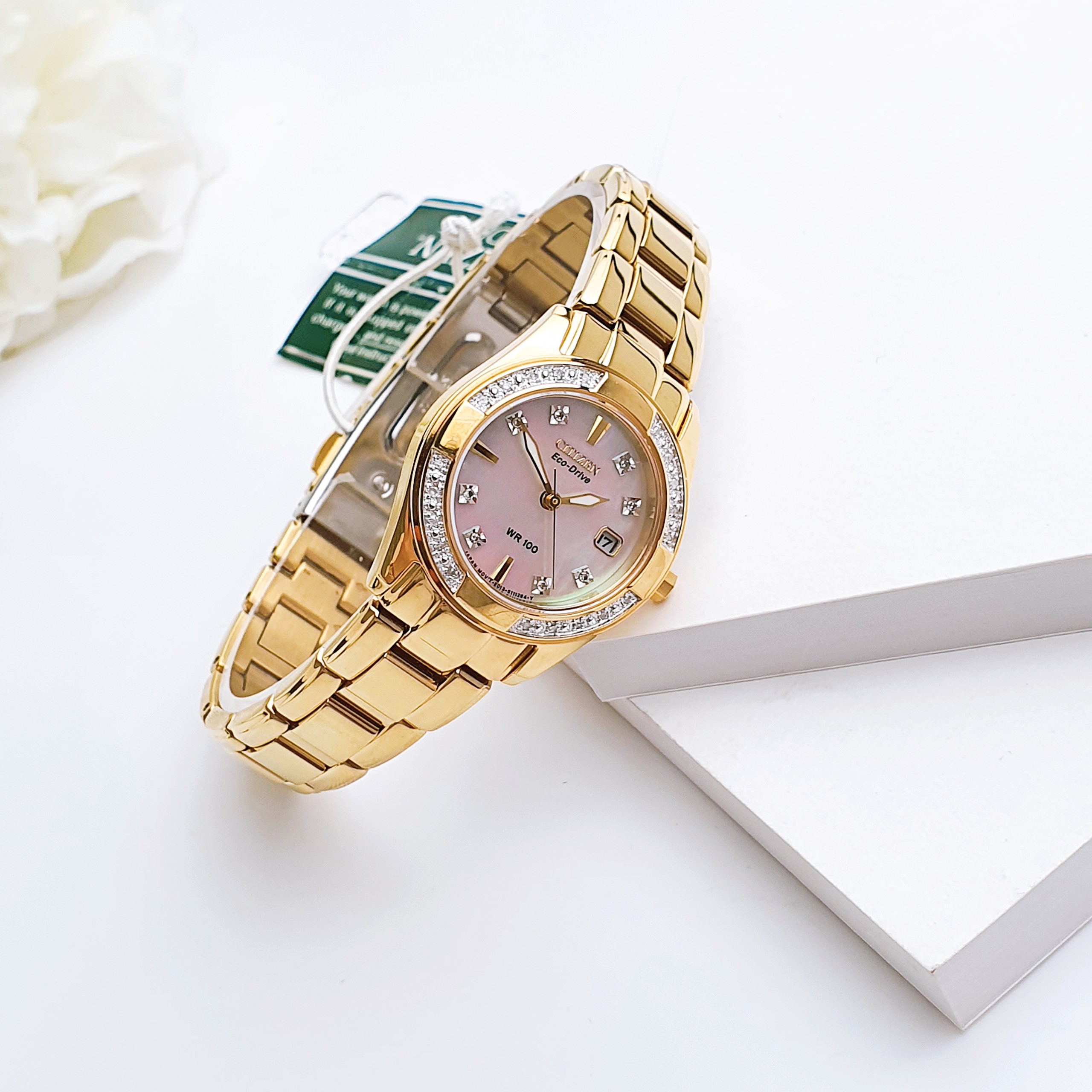 Ảnh 2 của (ĐỒNG HỒ NỮ) CITIZEN Regent Eco-Drive Mother of Pearl Dial Ladies Watch EW1822-52D ( EW182252D )