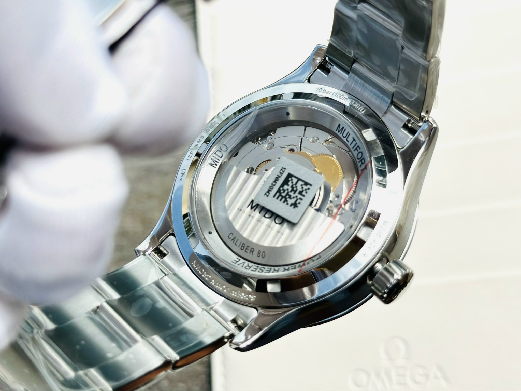 Ảnh 5 của (ĐỒNG HỒ NAM) Mido Automatic M038.424.11.041.00 M0384241104100 Multifort Power Reserve Blue 42mm