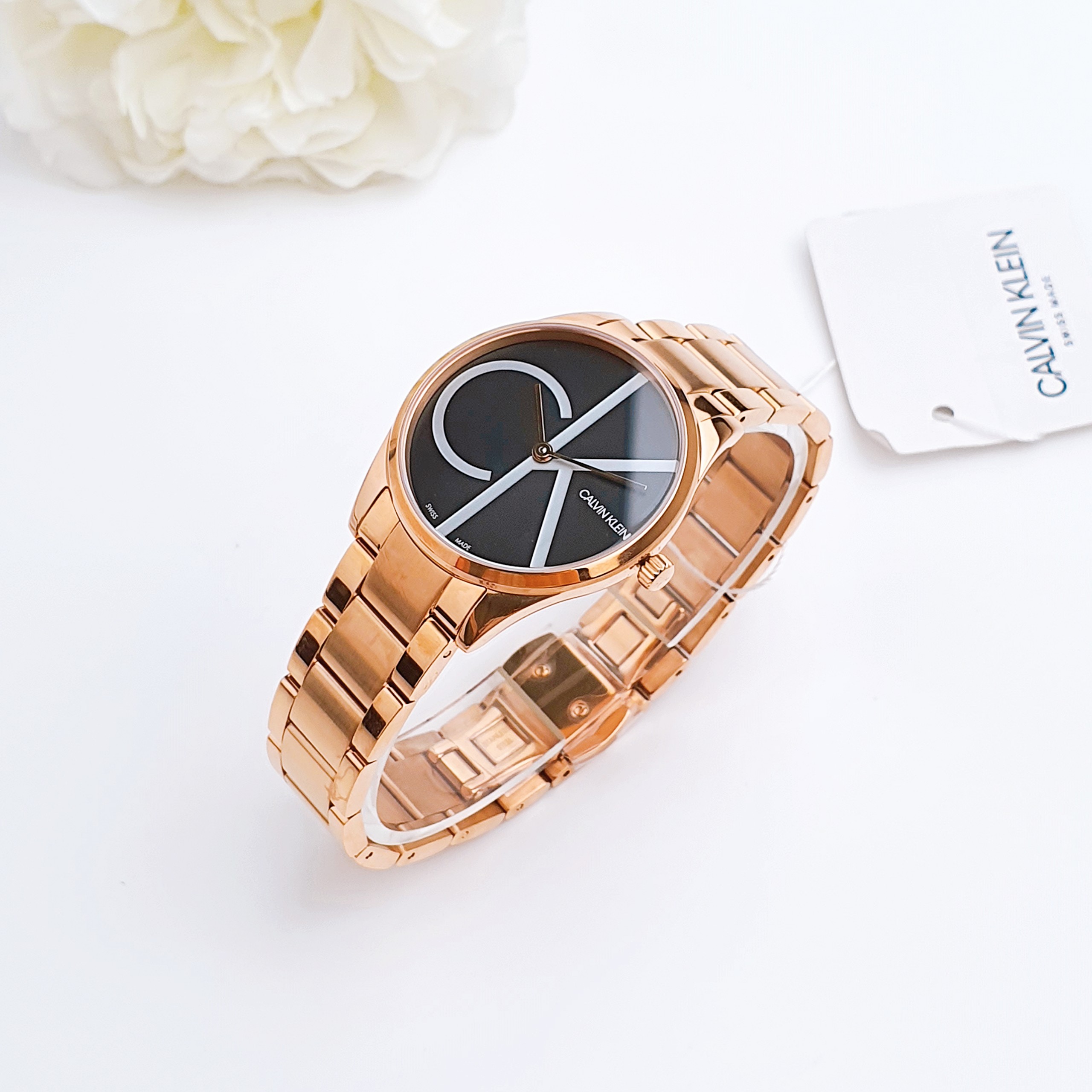 Ảnh 5 của (ĐỒNG HỒ NỮ) 𝐂𝐀𝐋𝐕𝐈𝐍 𝐊𝐋𝐄𝐈𝐍 Time women K4N23X41