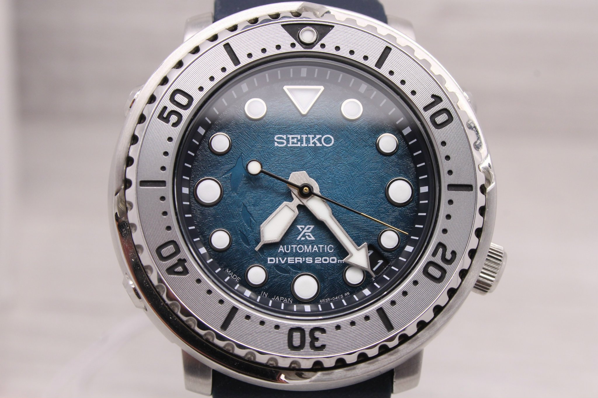(ĐỒNG HỒ NAM) (New) Seiko Prospex SRPH77K1 Divers Tuna Antartica Silicone Strap Watch ( SRPH77 )