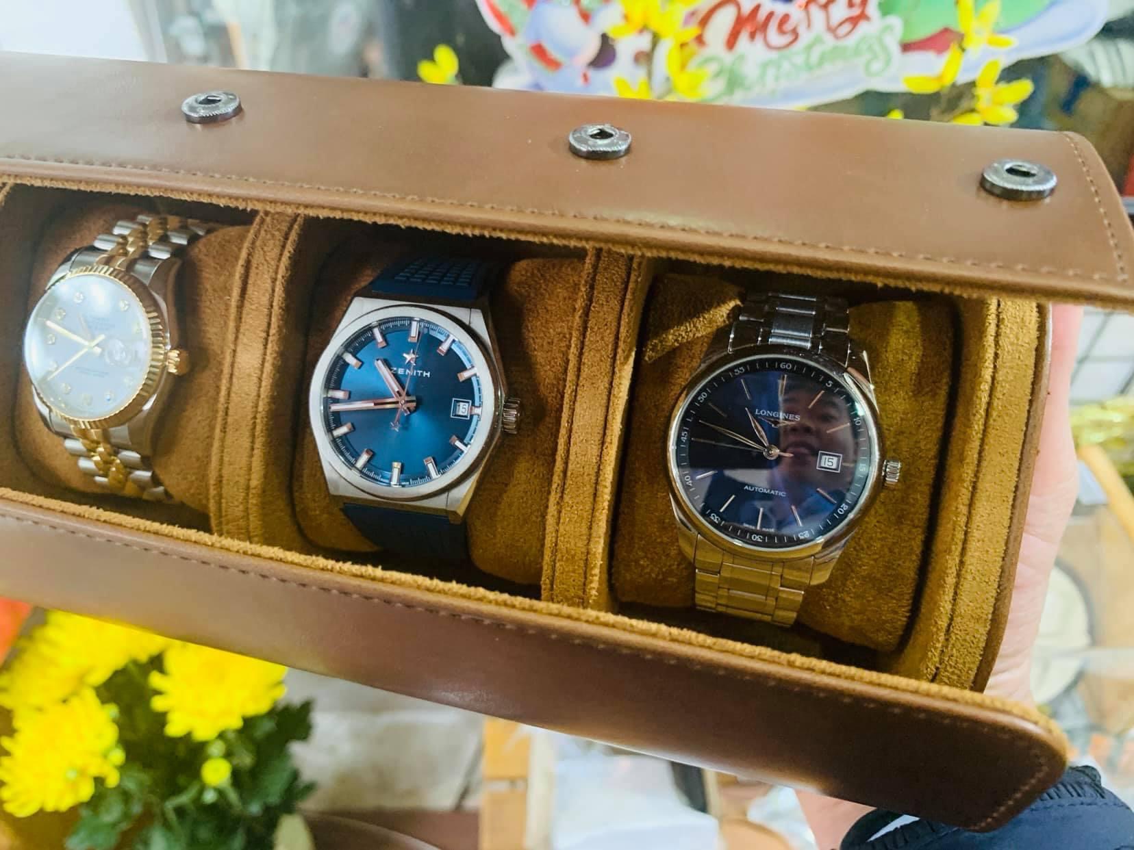 Ảnh 3 của Bao Da 3 Pcs - Travel WatchBox