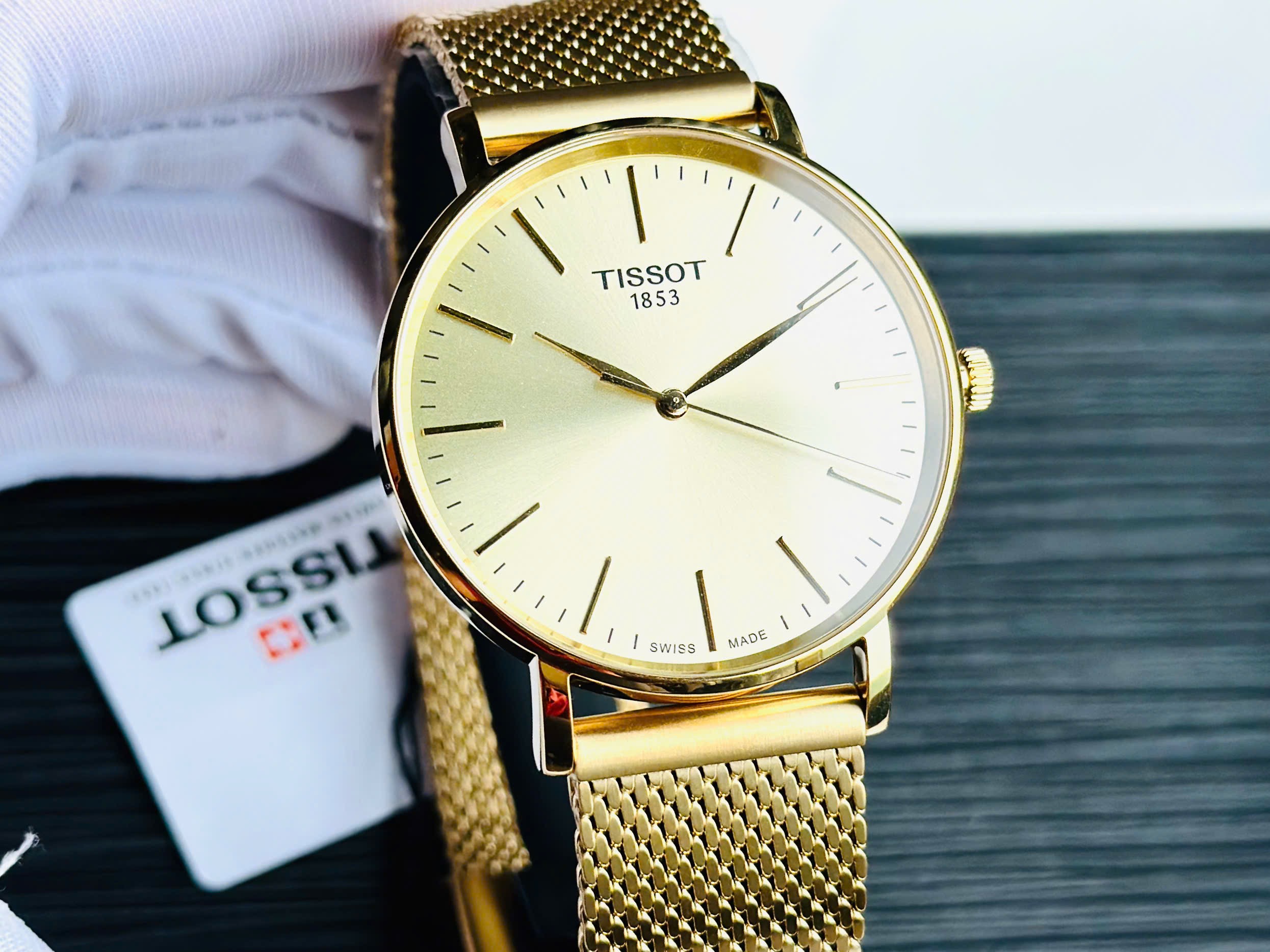 (ĐỒNG HỒ NAM) Tissot Everytime T143.410.33.021.00 Gent Watch 40mm