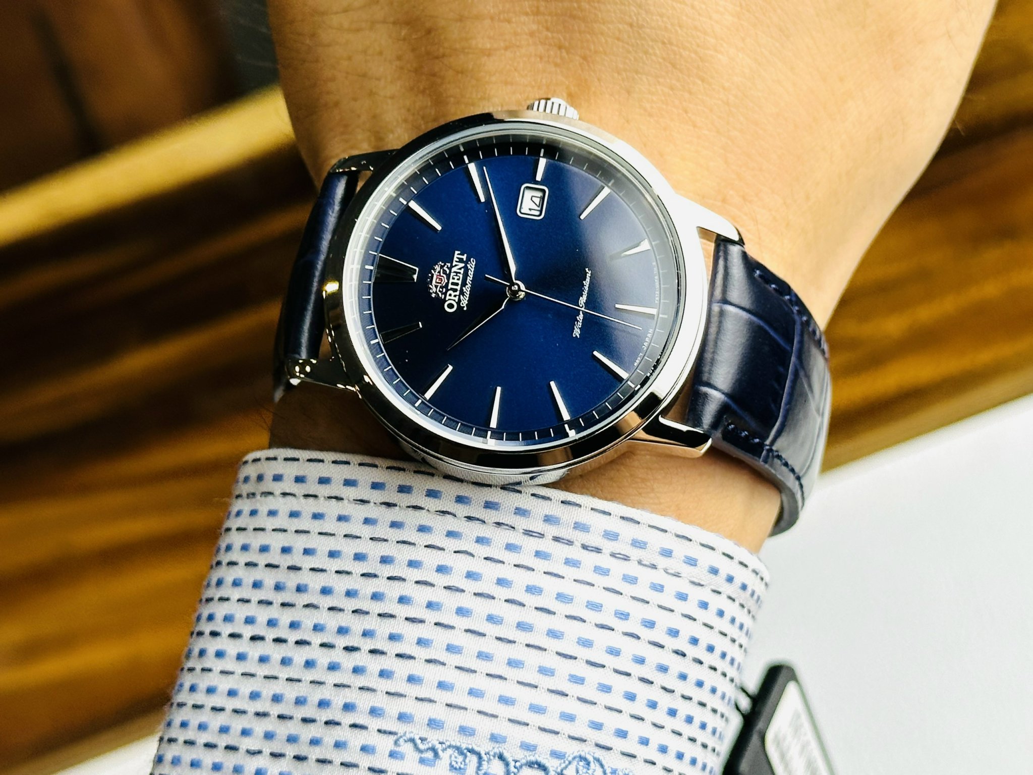 Ảnh 2 của (ĐỒNG HỒ NAM) Orient Symphony Gen 3 Blue RA-AC0F06L10B ( RA-AC0F06L ) 41.6mm