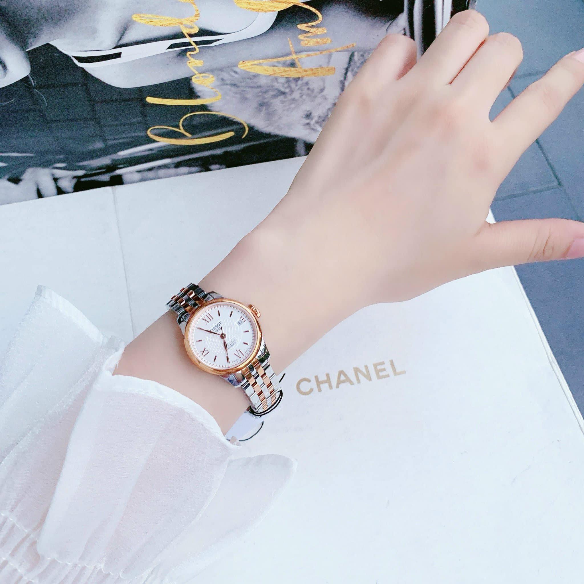 Ảnh 3 của (ĐỒNG HỒ NỮ) TISSOT LE LOCLE AUTOMATIC SMALL LADY (25.30)  T41.2.183.33 ( T41218333 ) 25.3mm