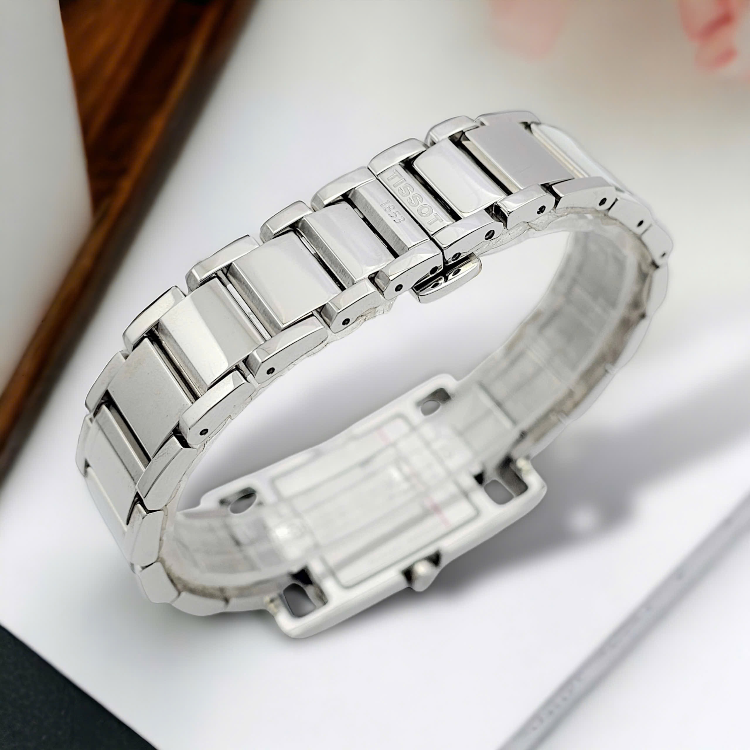 Ảnh 6 của (ĐỒNG HỒ NỮ) Tissot Quartz T032.309.11.057.00 ( T0323091105700 ) My-T Open Steel Mother of Pearl Dial