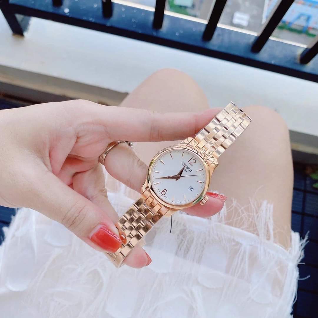 Ảnh 6 của (ĐỒNG HỒ NỮ) Tissot Tradition Lady T063.210.33.037.00 (T0632103303700)