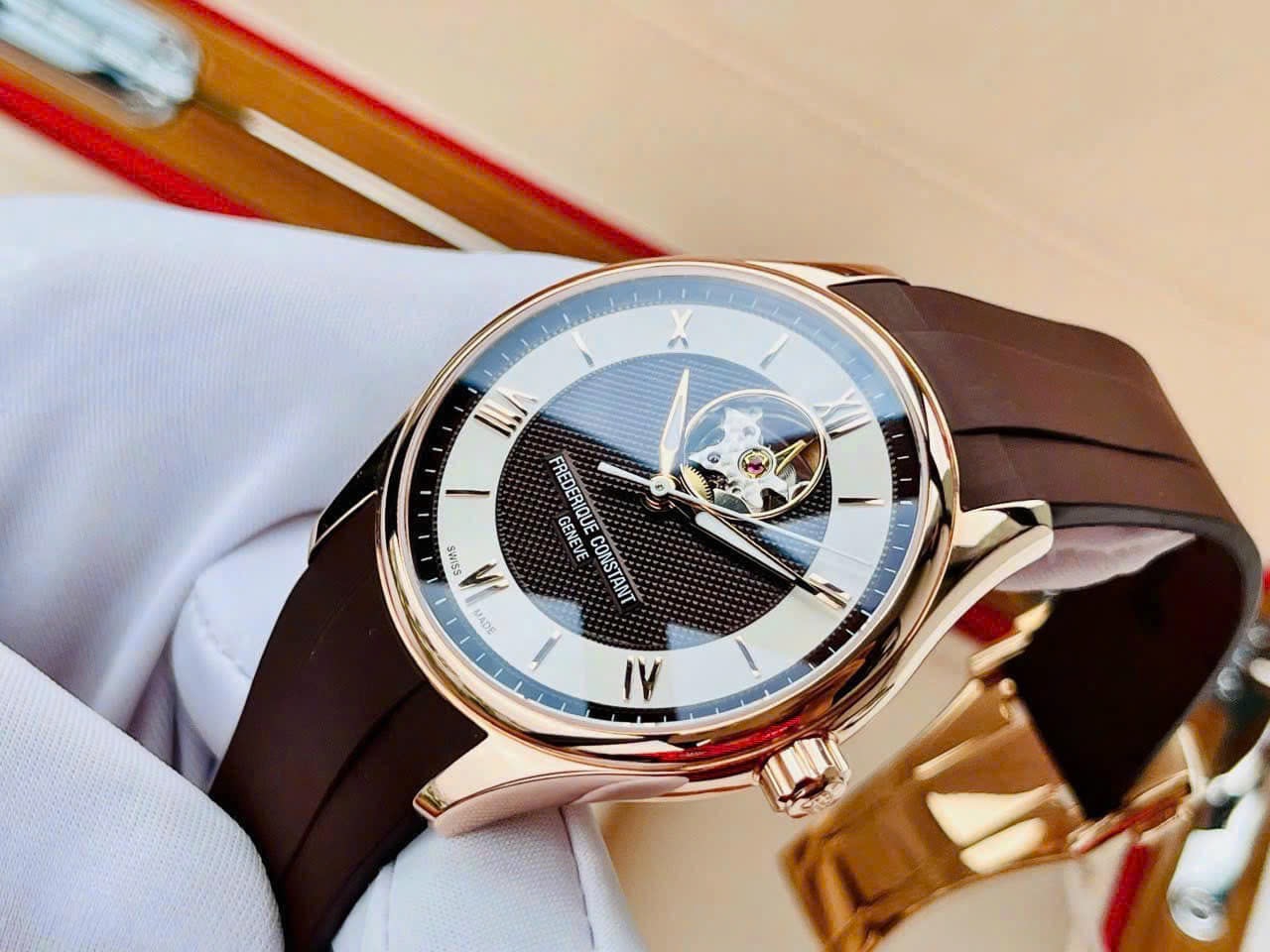 (ĐỒNG HỒ NAM) (New) Frederique Constant Classic Openheart FC-310MBRW5B4 FC310MBRW5B4