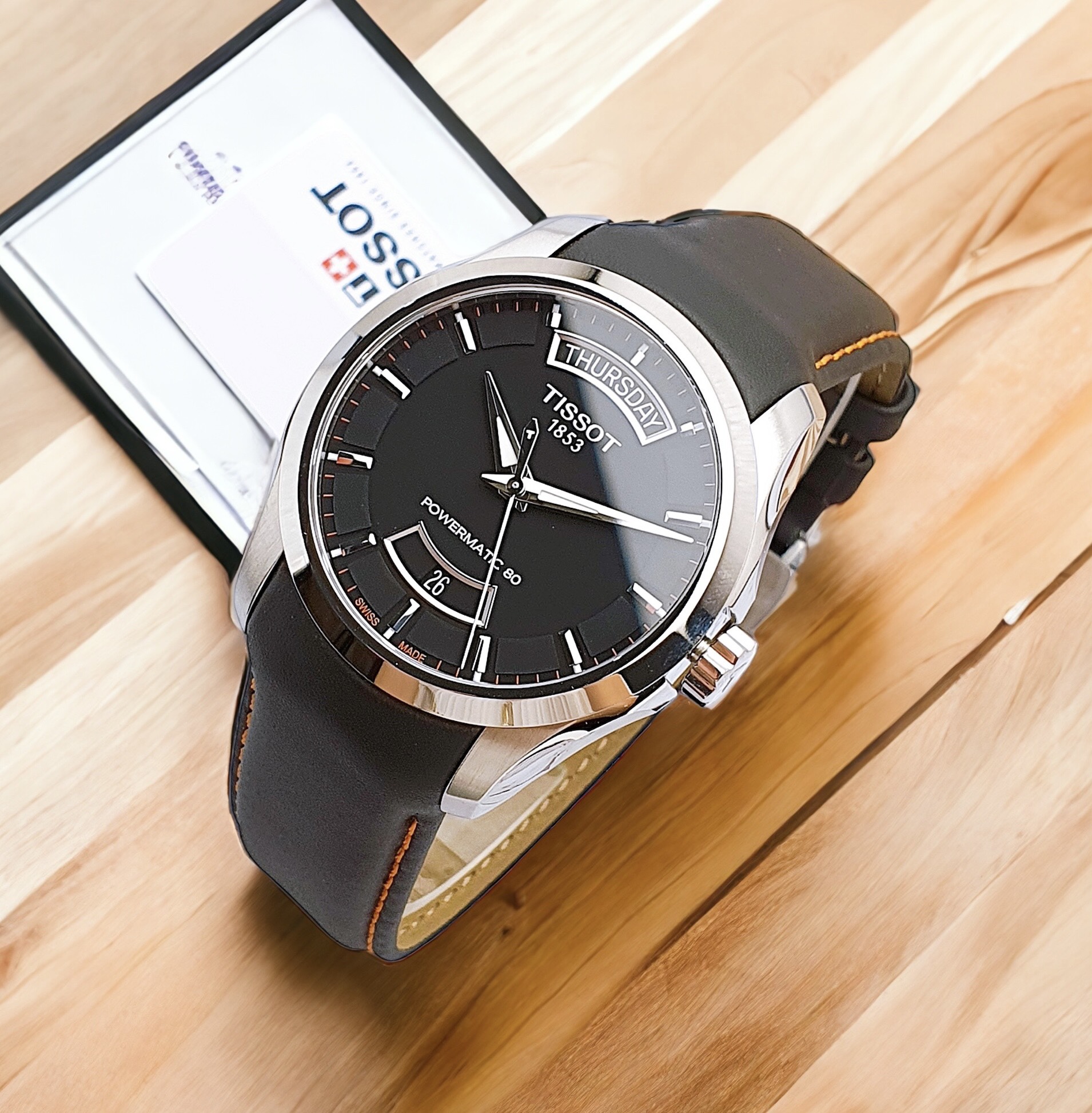 (ĐỒNG HỒ NAM) (New) Tissot Automatic Couturier DayDate T035.407.16.051.03 ( T0354071605103 ) 39mm