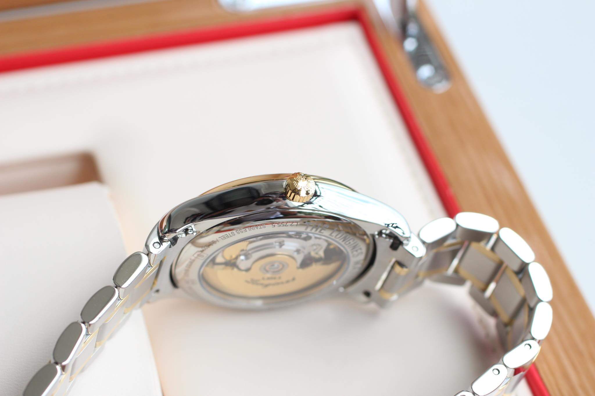 Ảnh 5 của (ĐỒNG HỒ NAM) (New)  Longines Master Collection L2.755.5.37.7 (L27555377 )18k gold diamond 38.5mm